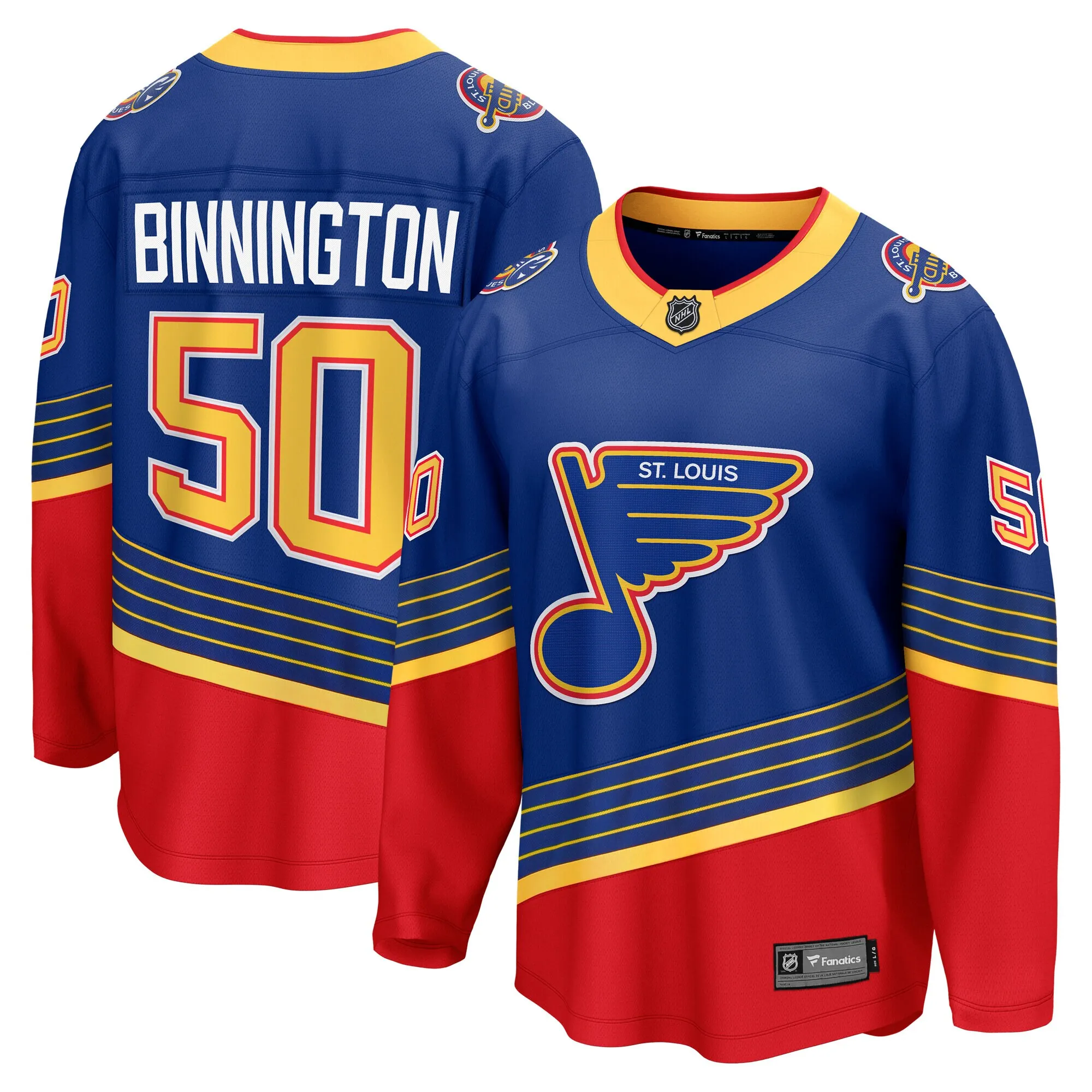 Jordan Binnington St. Louis Blues Fanatics Alternate Premier Breakaway Player Jersey - Royal