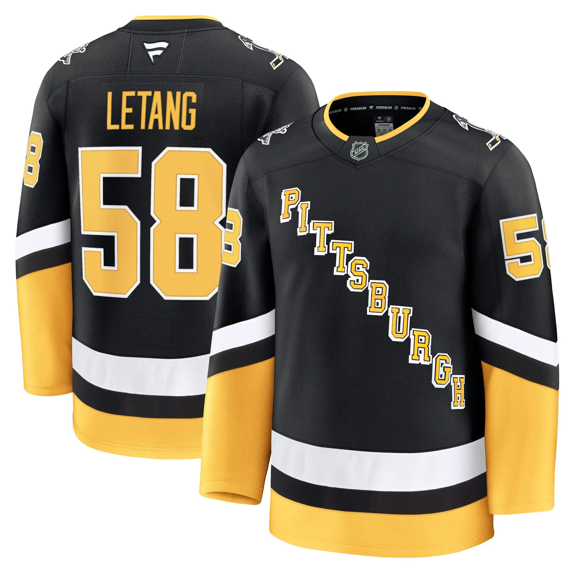 Kris Letang Pittsburgh Penguins Fanatics Alternate Premium Jersey - Black
