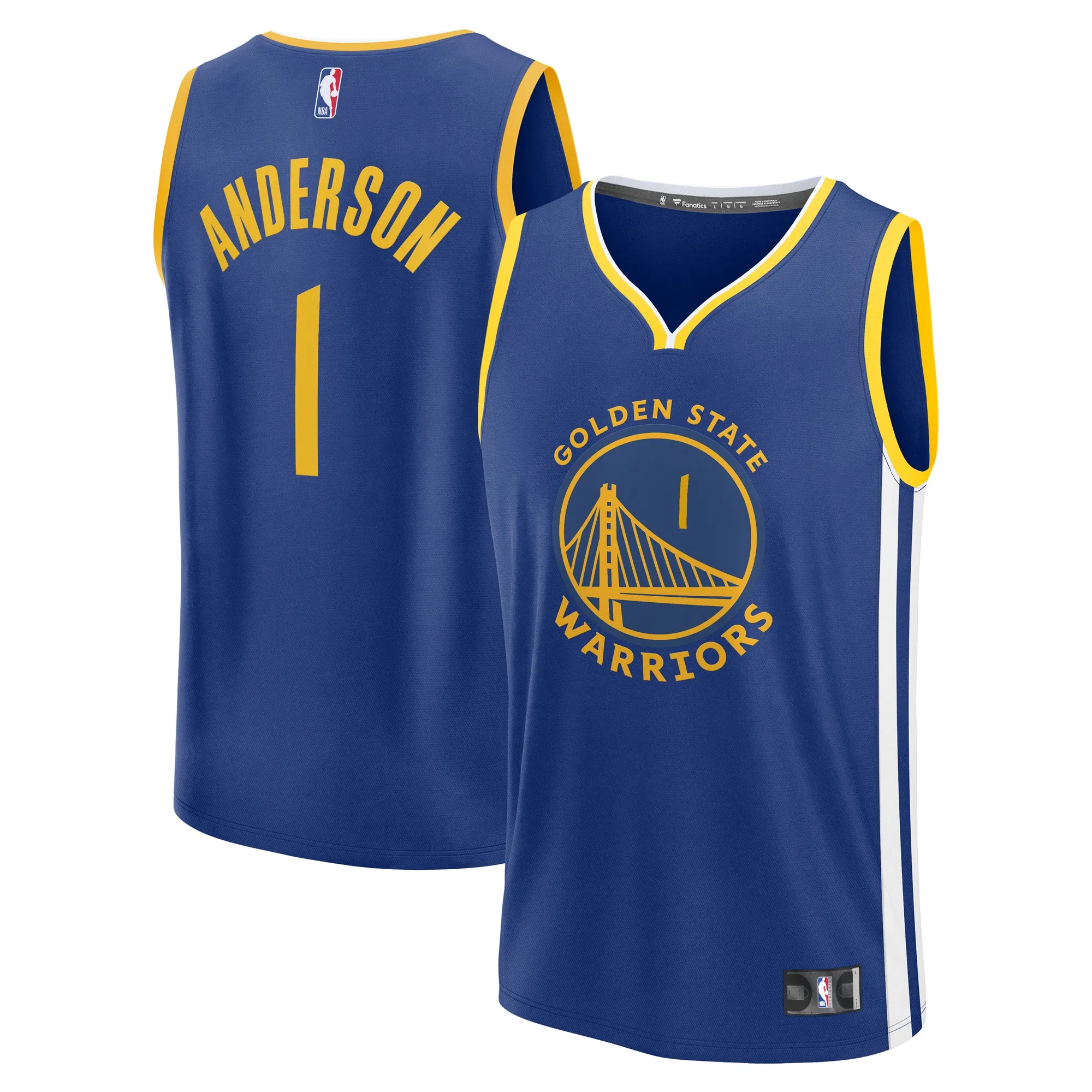 Kyle Anderson Golden State Warriors Fanatics Fast Break Replica Player Jersey - Icon Edition - Royal