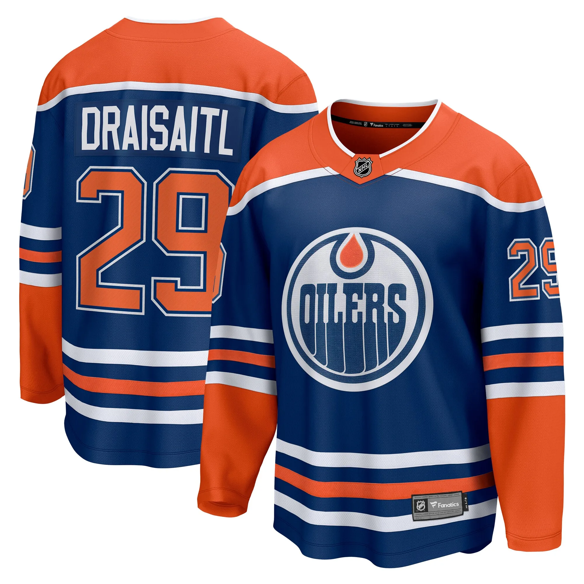 Leon Draisaitl Edmonton Oilers Fanatics Home Breakaway Jersey - Royal