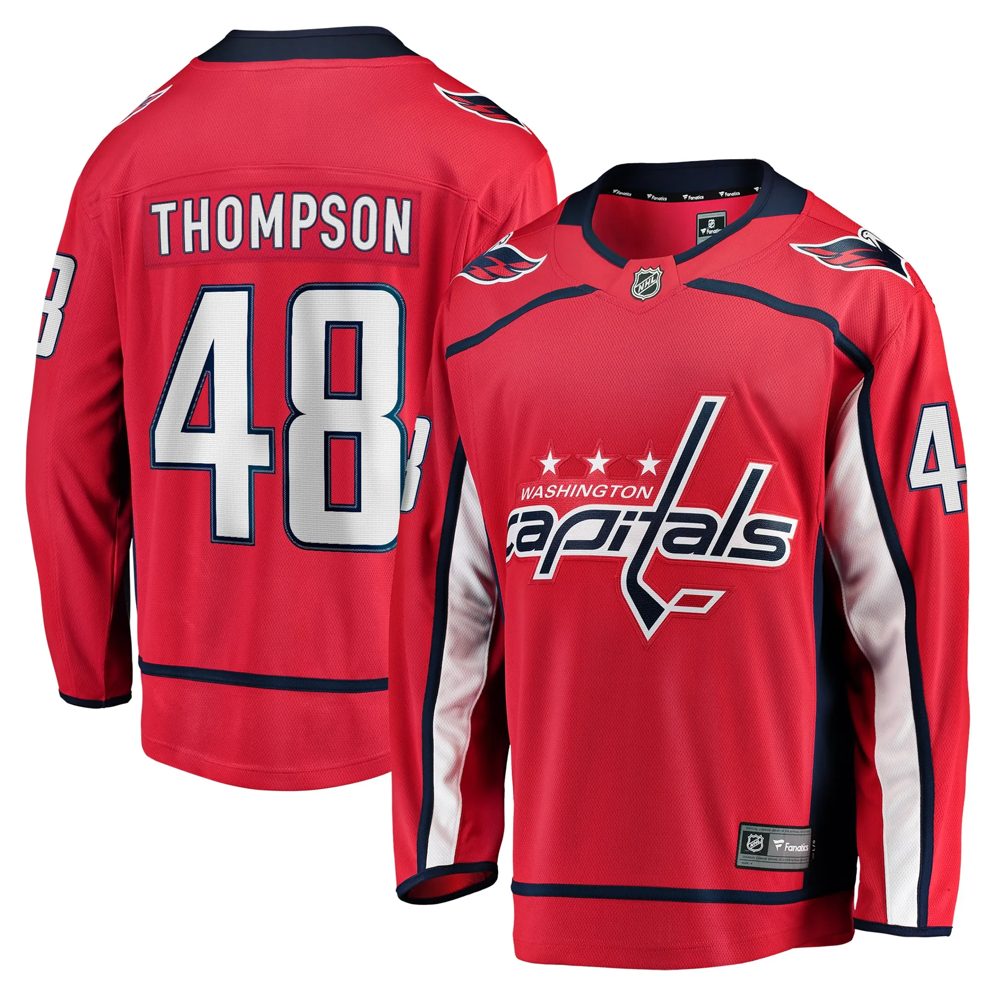Logan Thompson Washington Capitals Fanatics Home Premier Breakaway Player Jersey - Red