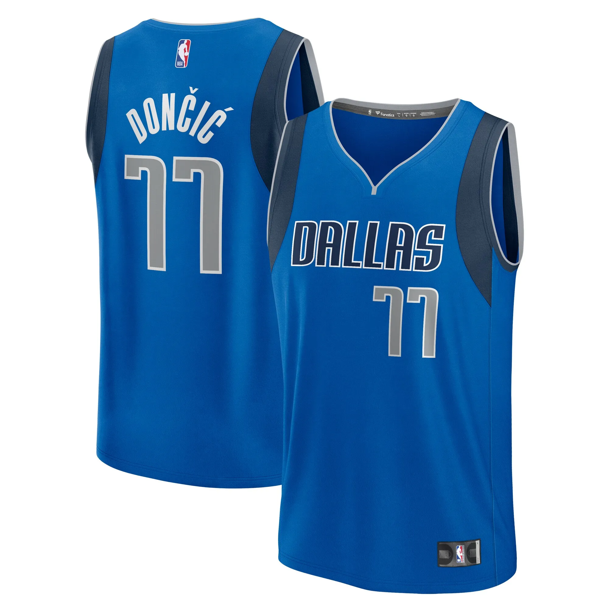 Luka Dončić Dallas Mavericks Fanatics Fast Break Replica Player Jersey - Icon Edition - Blue