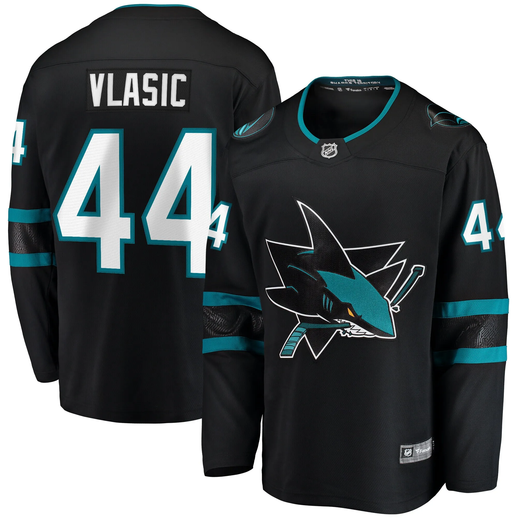 Marc-Edouard Vlasic San Jose Sharks Fanatics  Premier Breakaway Player Jersey - Black