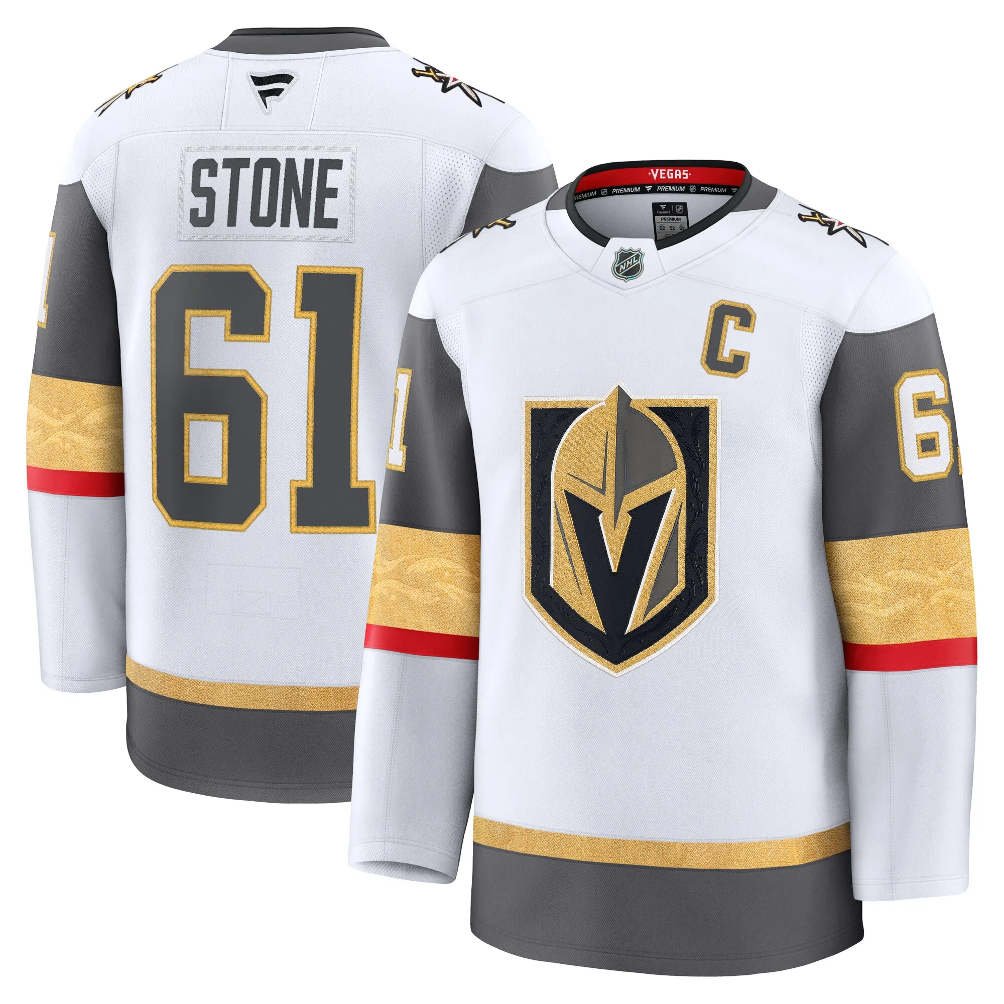Mark Stone Vegas Golden Knights Fanatics Away Premium Jersey - White
