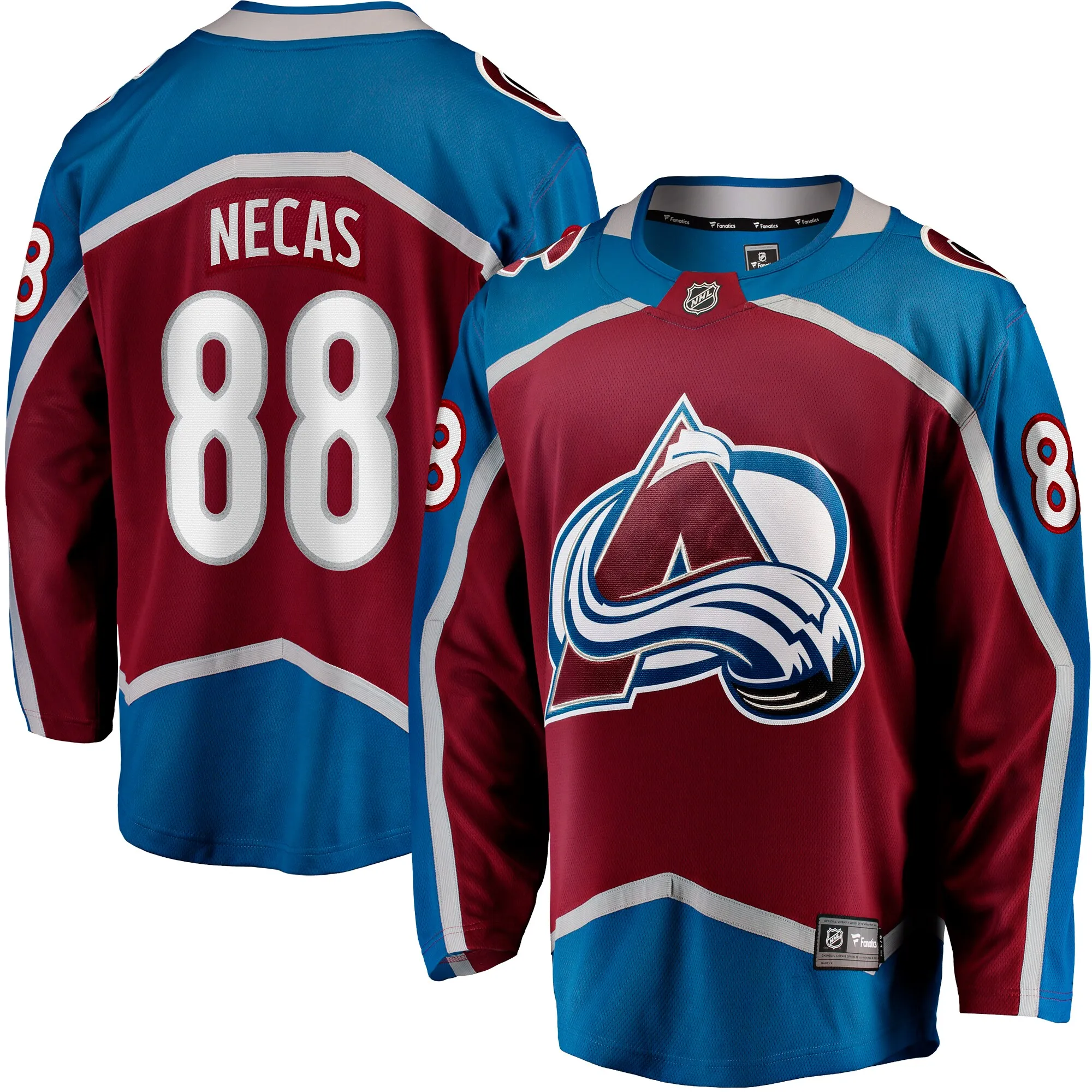 Martin Necas Colorado Avalanche Fanatics  Breakaway Player Jersey - Burgundy