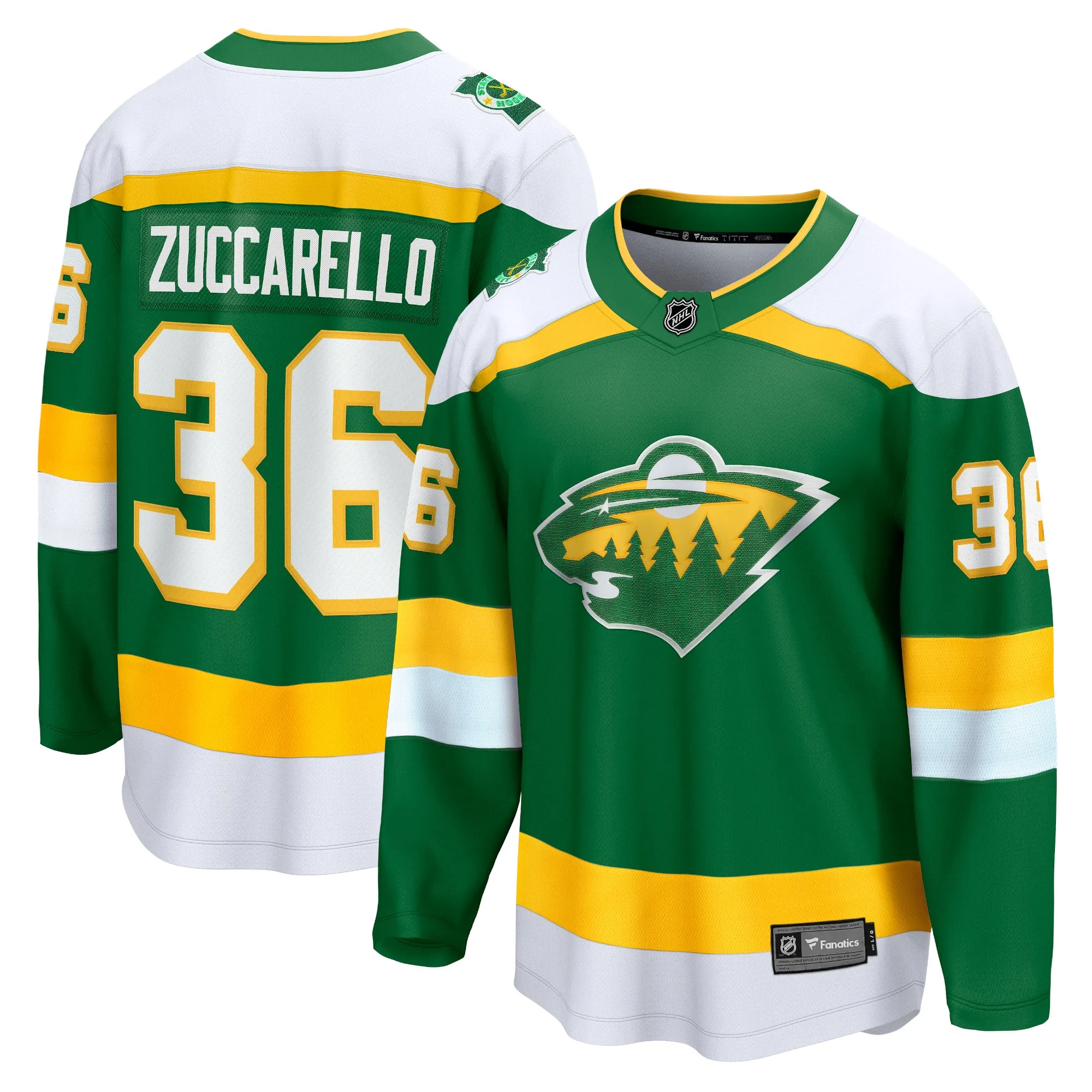 Mats Zuccarello Minnesota Wild Fanatics Alternate Premier Breakaway Player Jersey - Green