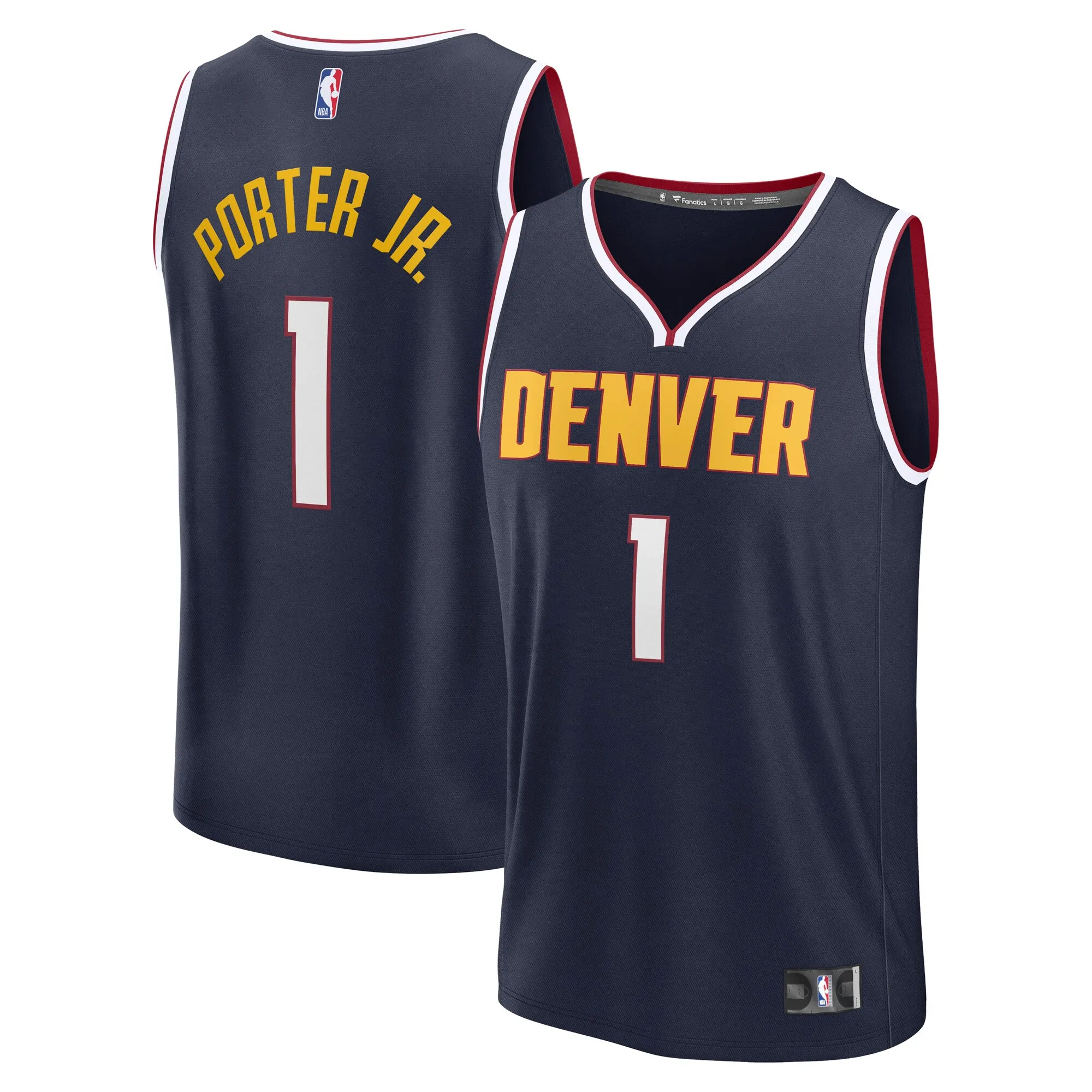 Michael Porter Jr. Denver Nuggets Fanatics Fast Break Replica Player Jersey - Icon Edition - Navy