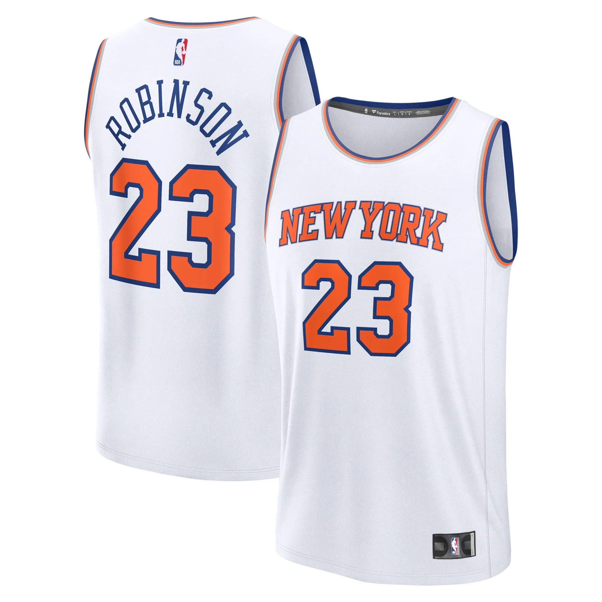 Mitchell Robinson New York Knicks Fanatics Fast Break Replica Player Jersey - Association Edition - White