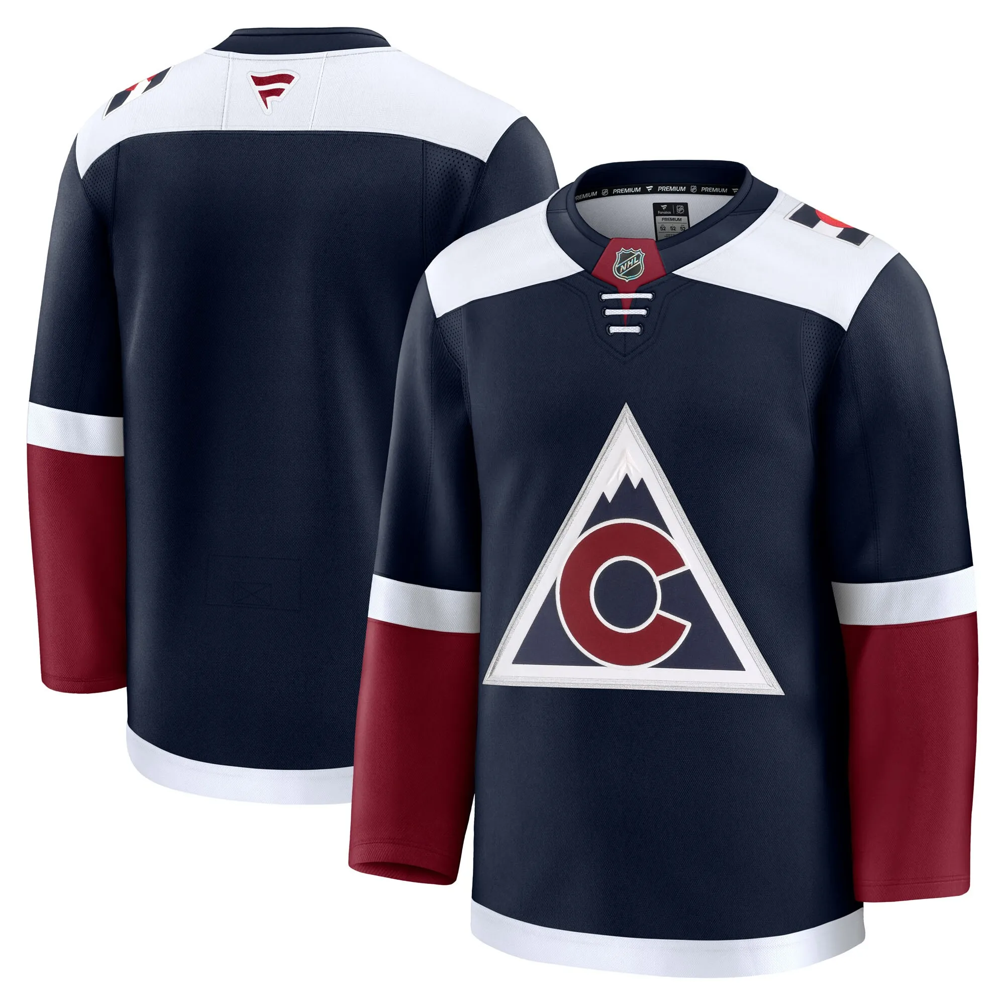Colorado Avalanche Fanatics Alternate Premium Jersey - Navy