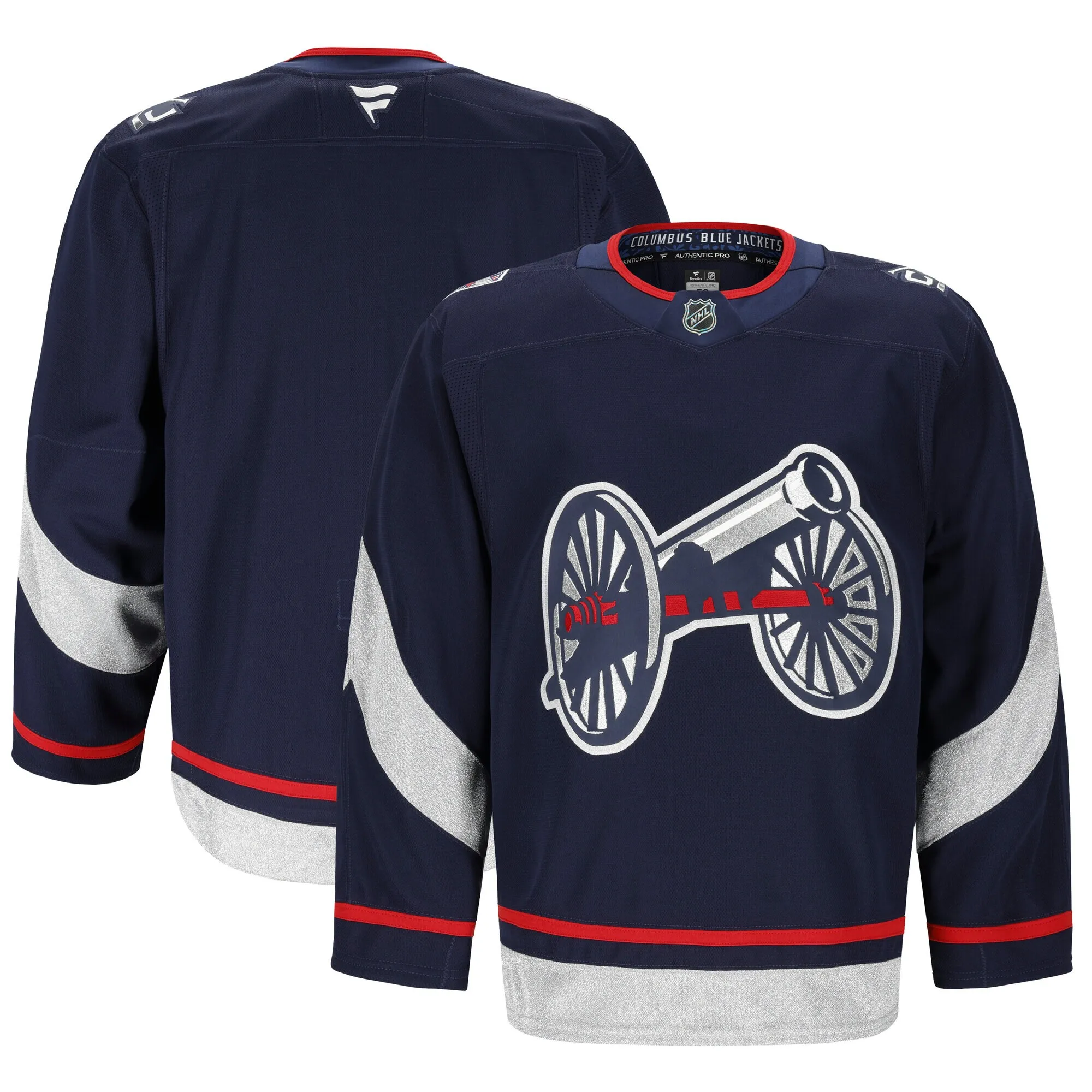 Columbus Blue Jackets Fanatics 2025 NHL Stadium Series Authentic Pro Jersey - Navy