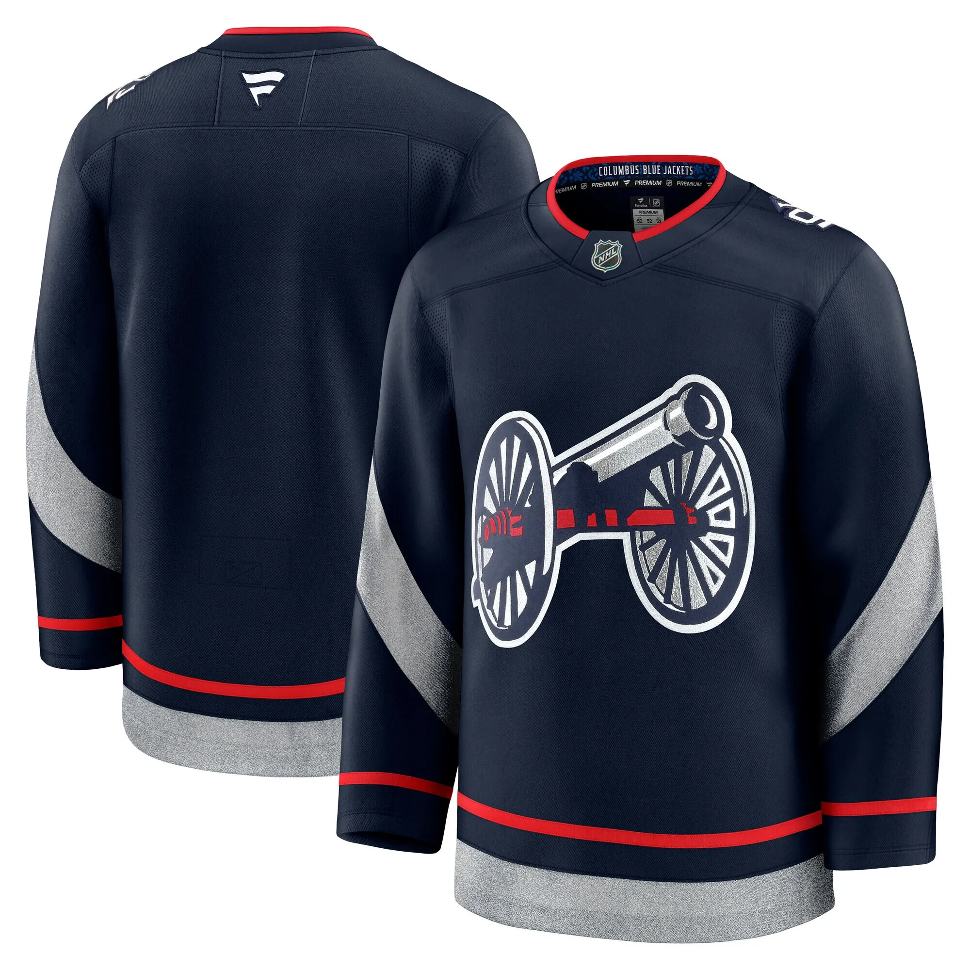 Columbus Blue Jackets Fanatics 2025 NHL Stadium Series Premium Jersey - Navy
