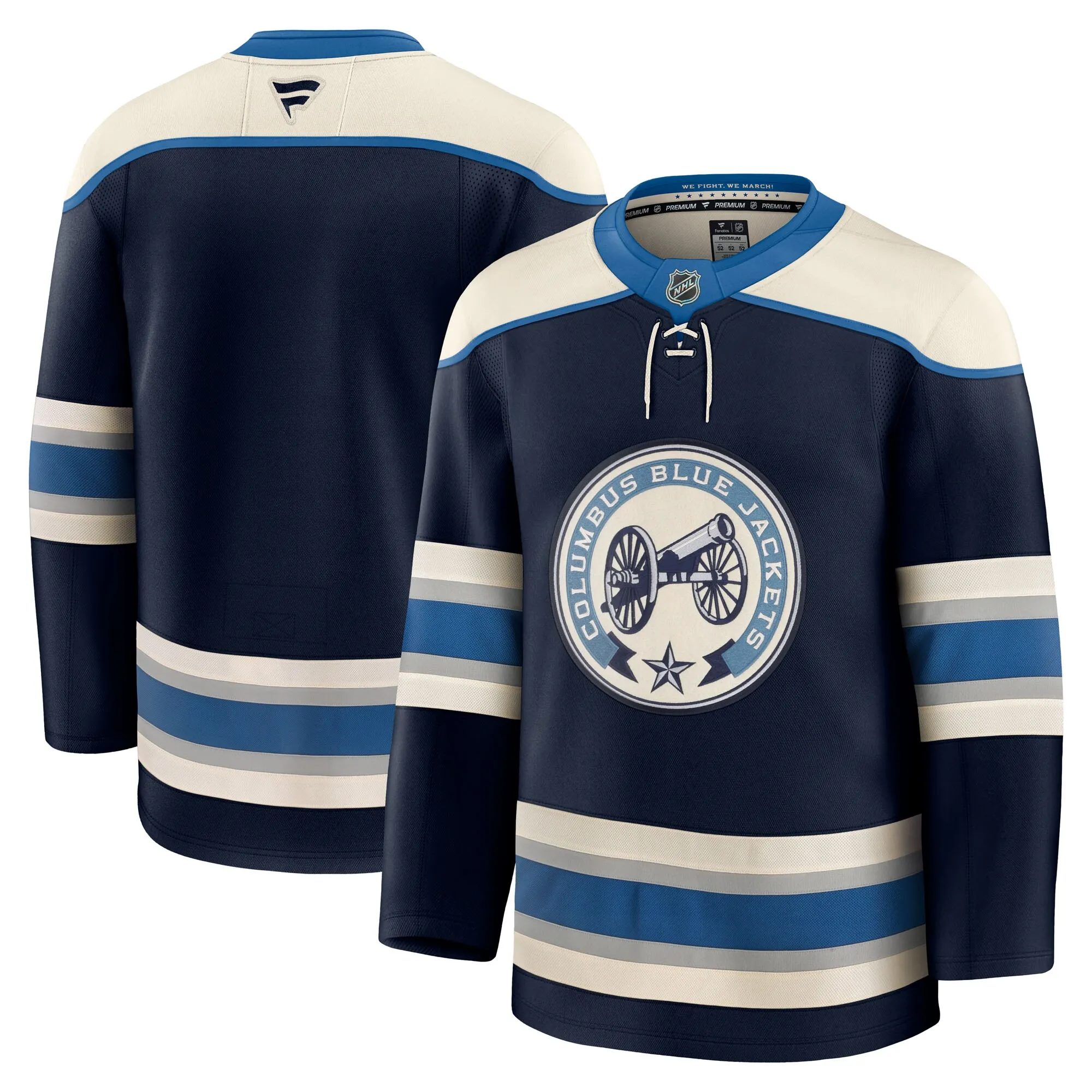 Columbus Blue Jackets Fanatics Alternate Premium Jersey - Navy