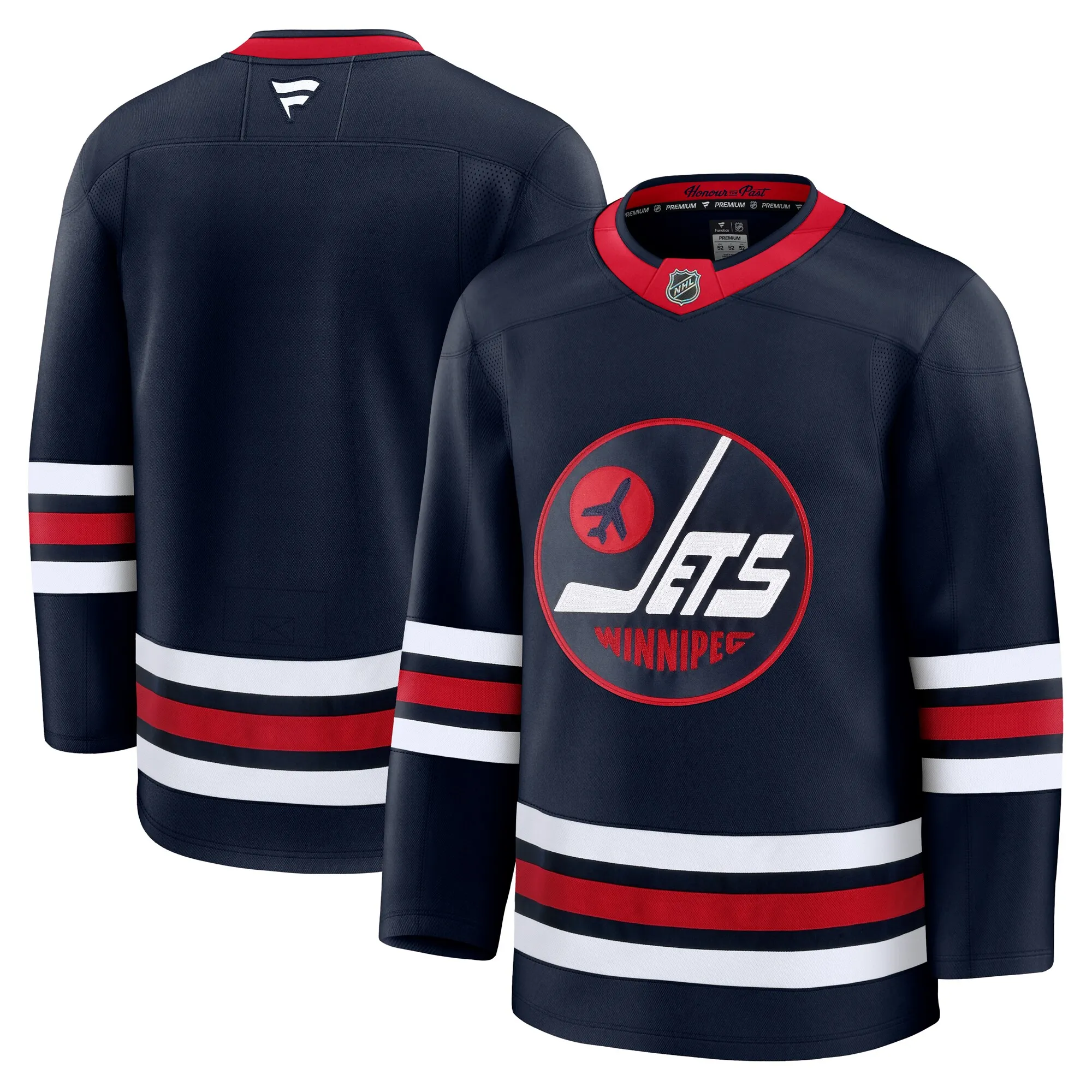 Winnipeg Jets Fanatics Alternate Premium Jersey - Navy