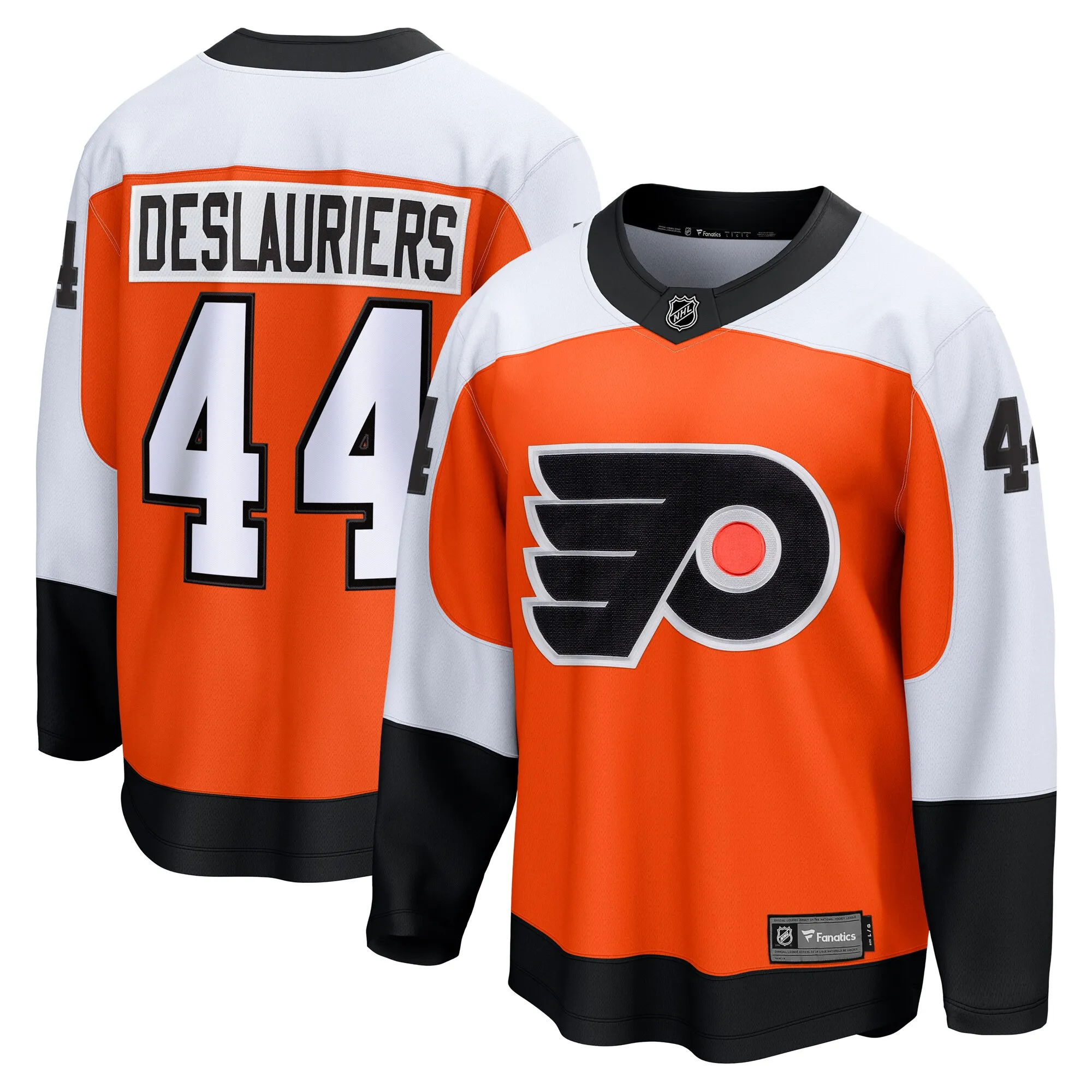 Nicolas Deslauriers Philadelphia Flyers Fanatics Home Breakaway Jersey - Orange