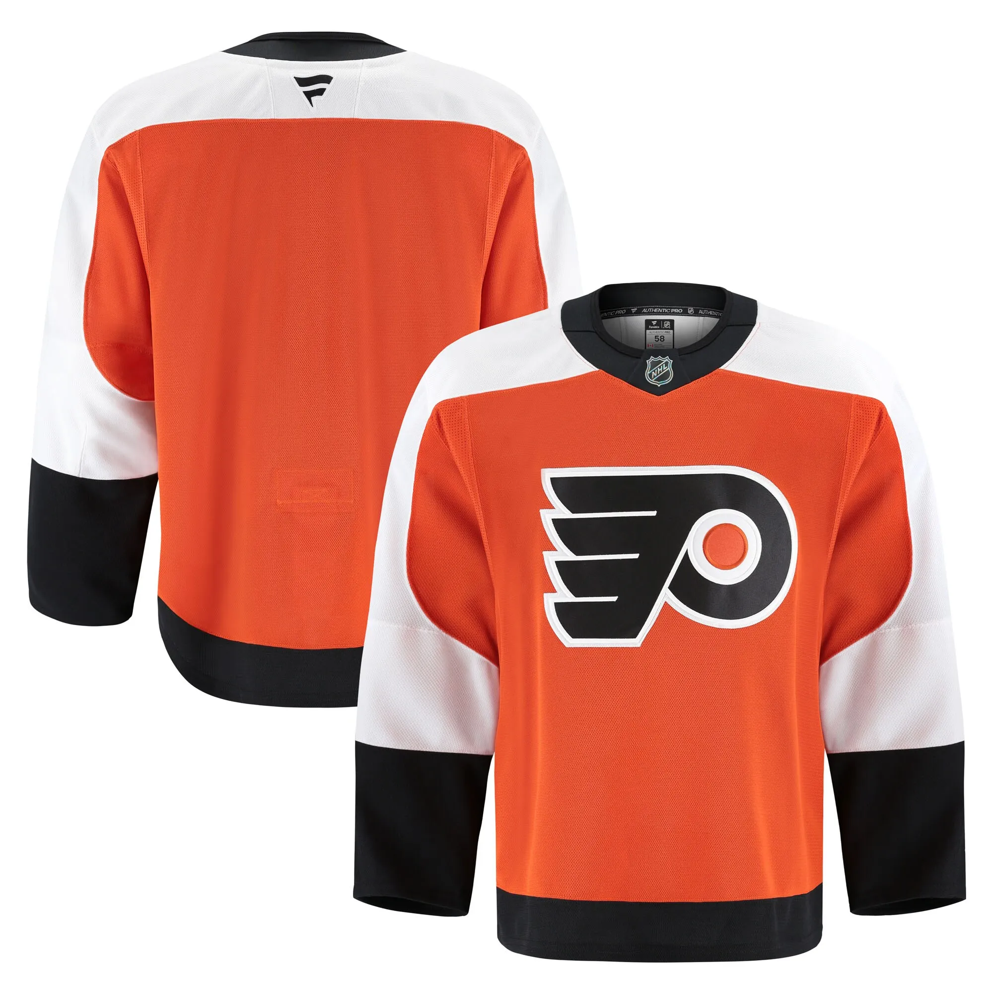 Philadelphia Flyers Fanatics Home Authentic Pro Jersey - Orange