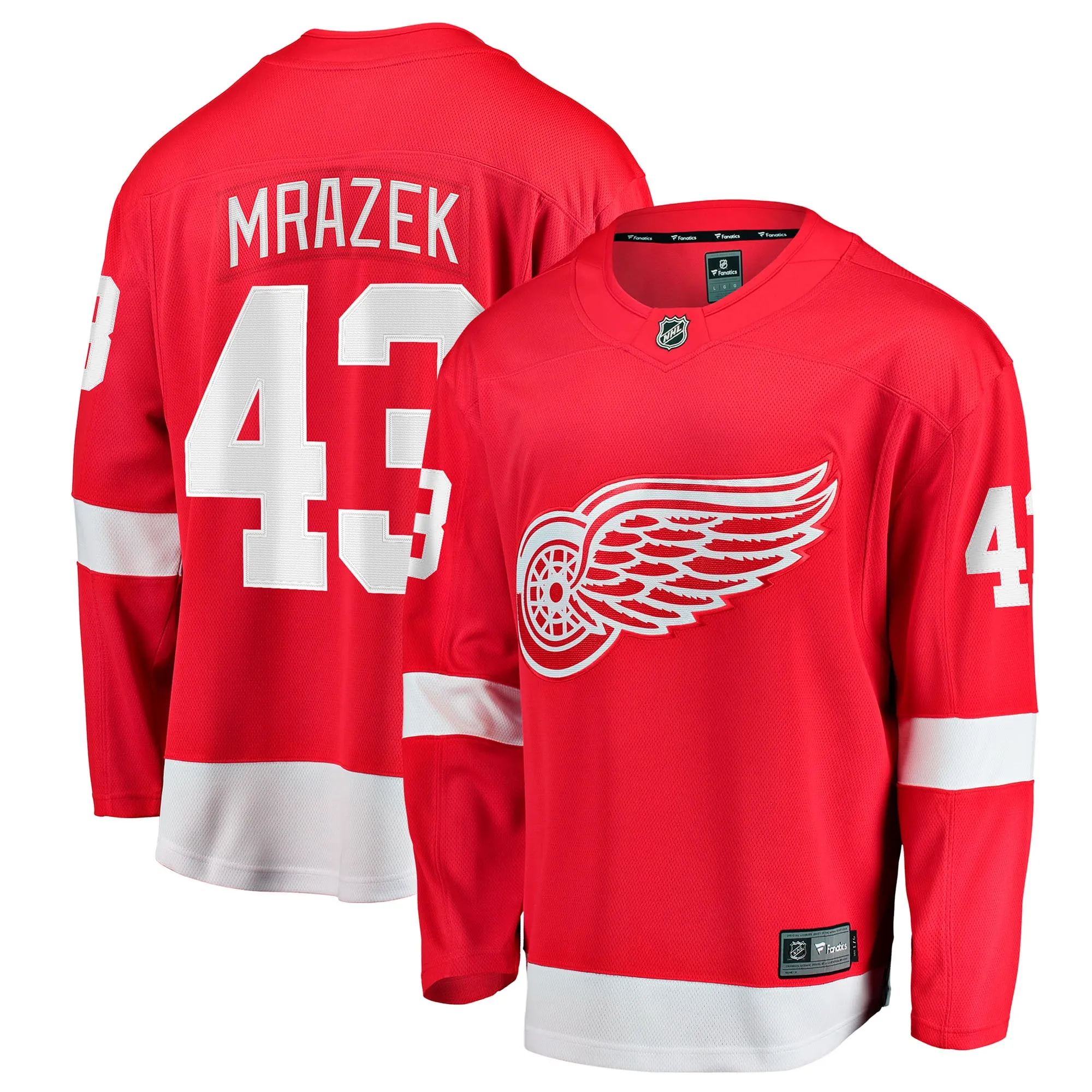 Petr Mrazek Detroit Red Wings Fanatics Home Breakaway Jersey - Red