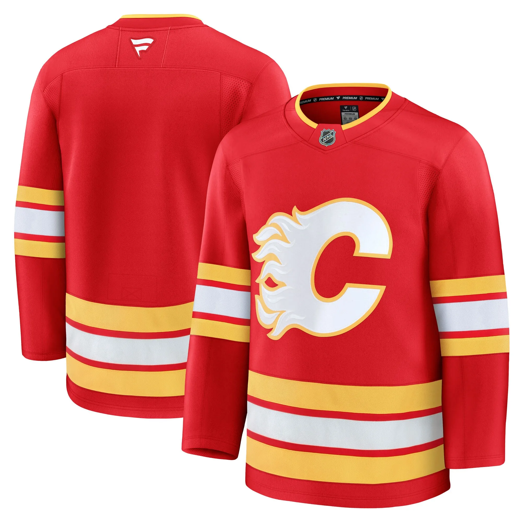 Calgary Flames Fanatics Home Premium Jersey - Red