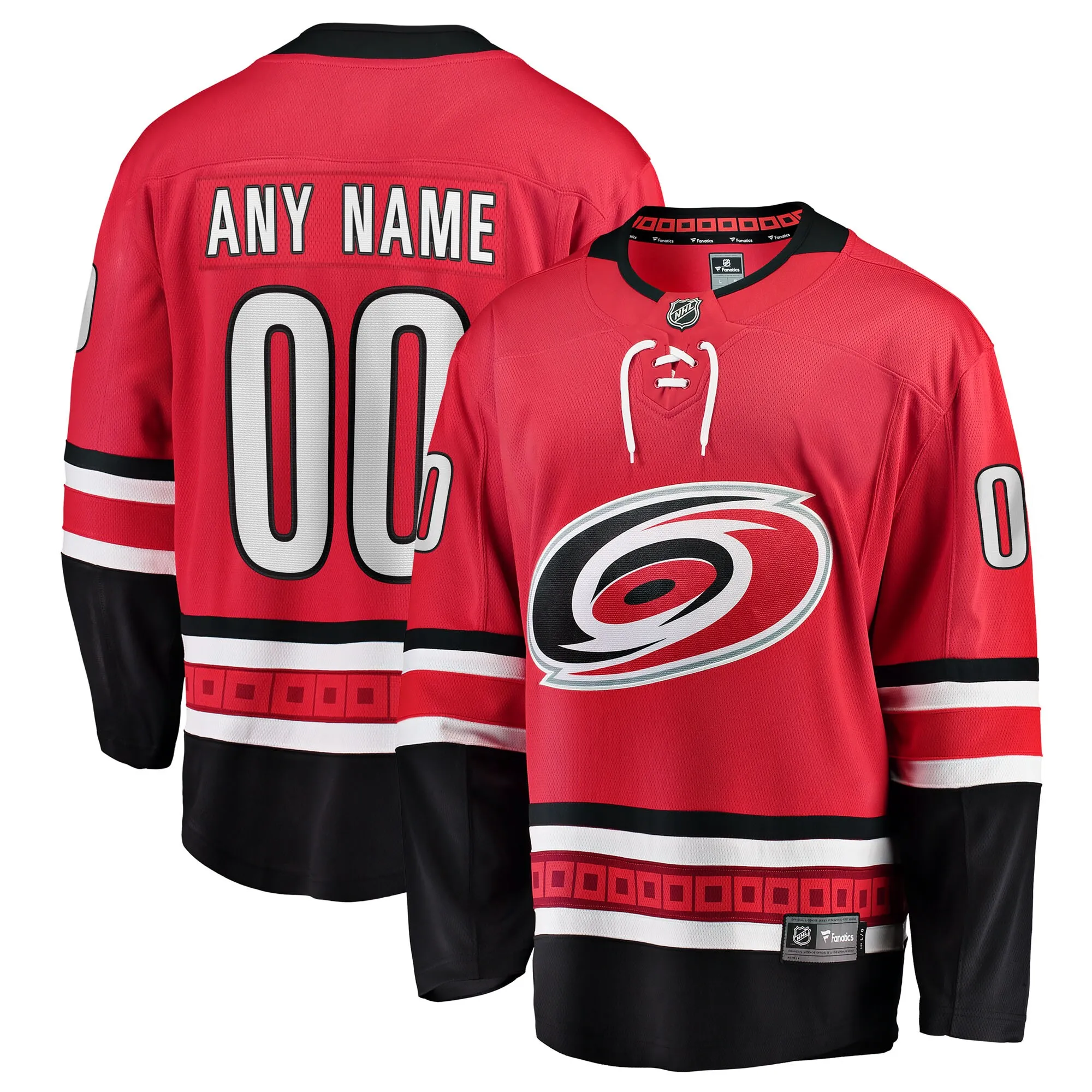 Carolina Hurricanes Fanatics Alternate Breakaway Custom Jersey - Red