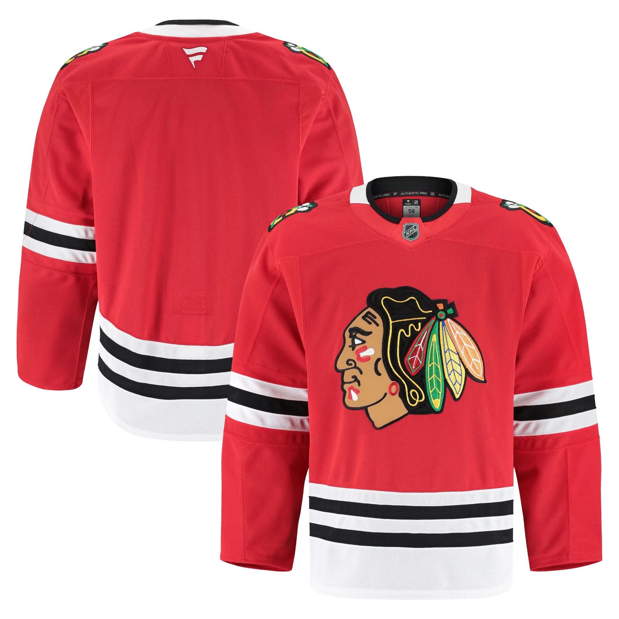Chicago Blackhawks Fanatics Home Authentic Pro Jersey - Red