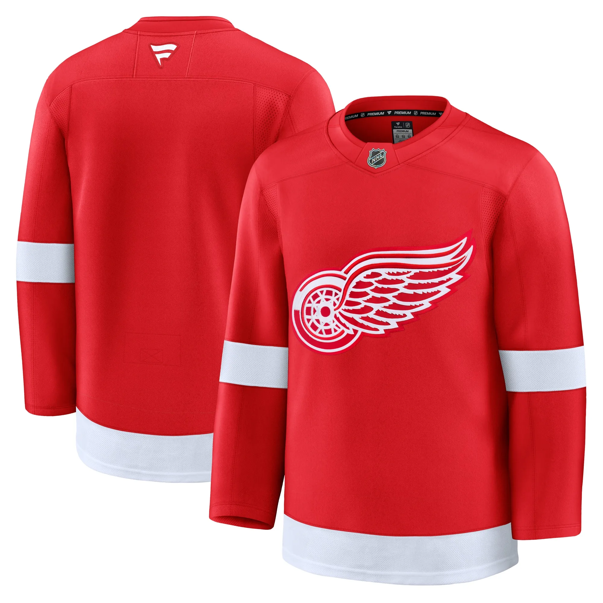 Detroit Red Wings Fanatics Home Premium Jersey - Red