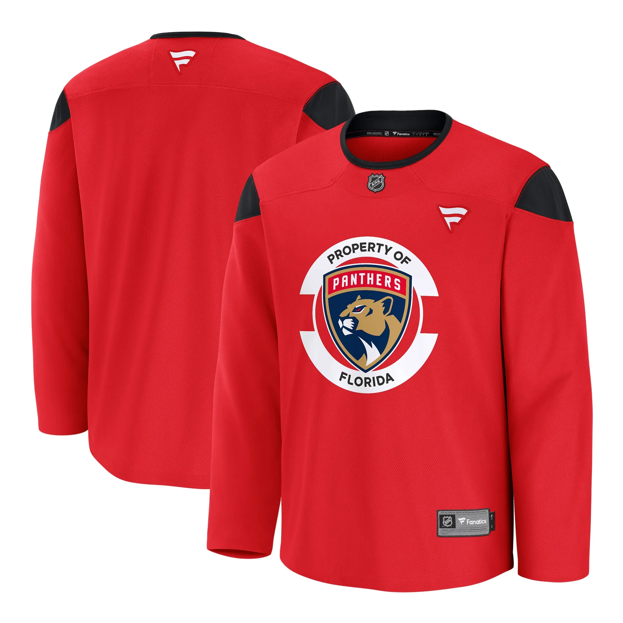 Florida Panthers Fanatics Home Practice Jersey - Red