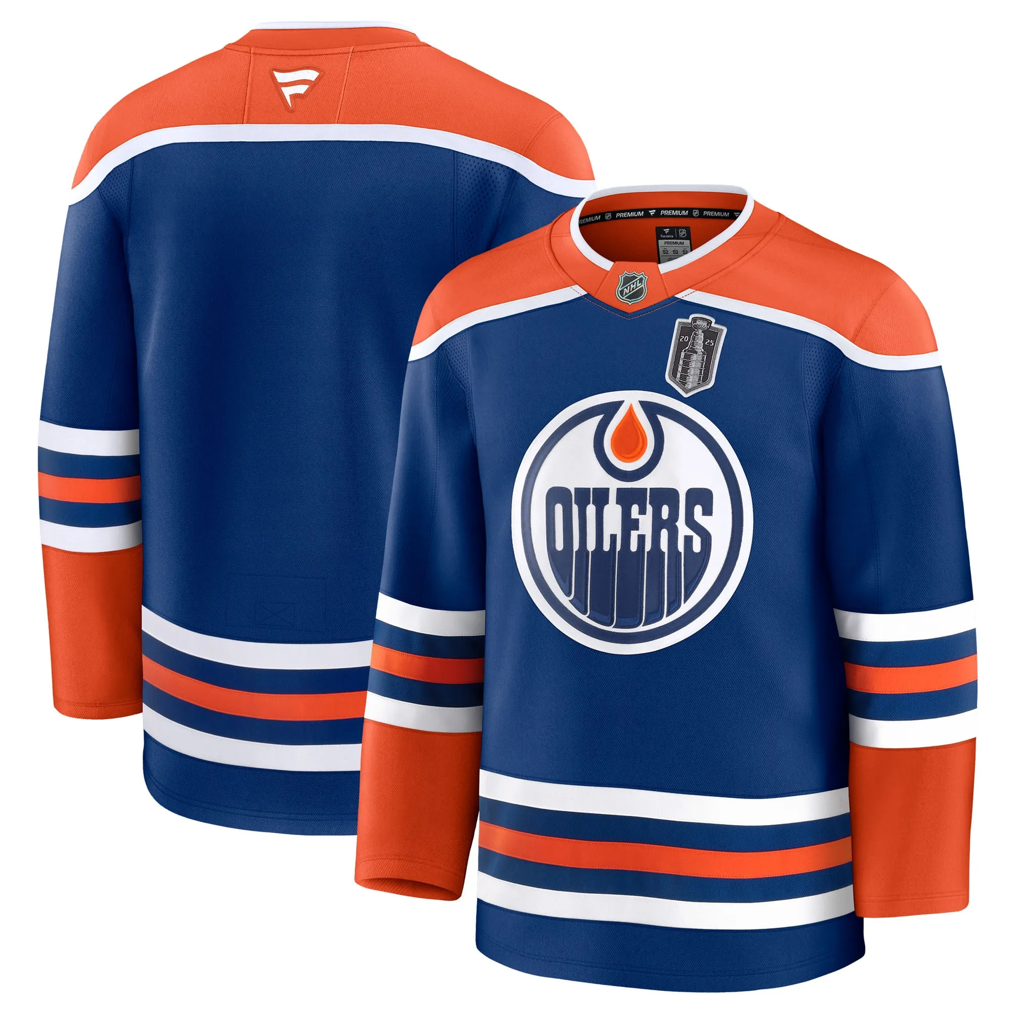 Edmonton Oilers Fanatics 2025 Stanley Cup Final Home Premium Jersey - Royal
