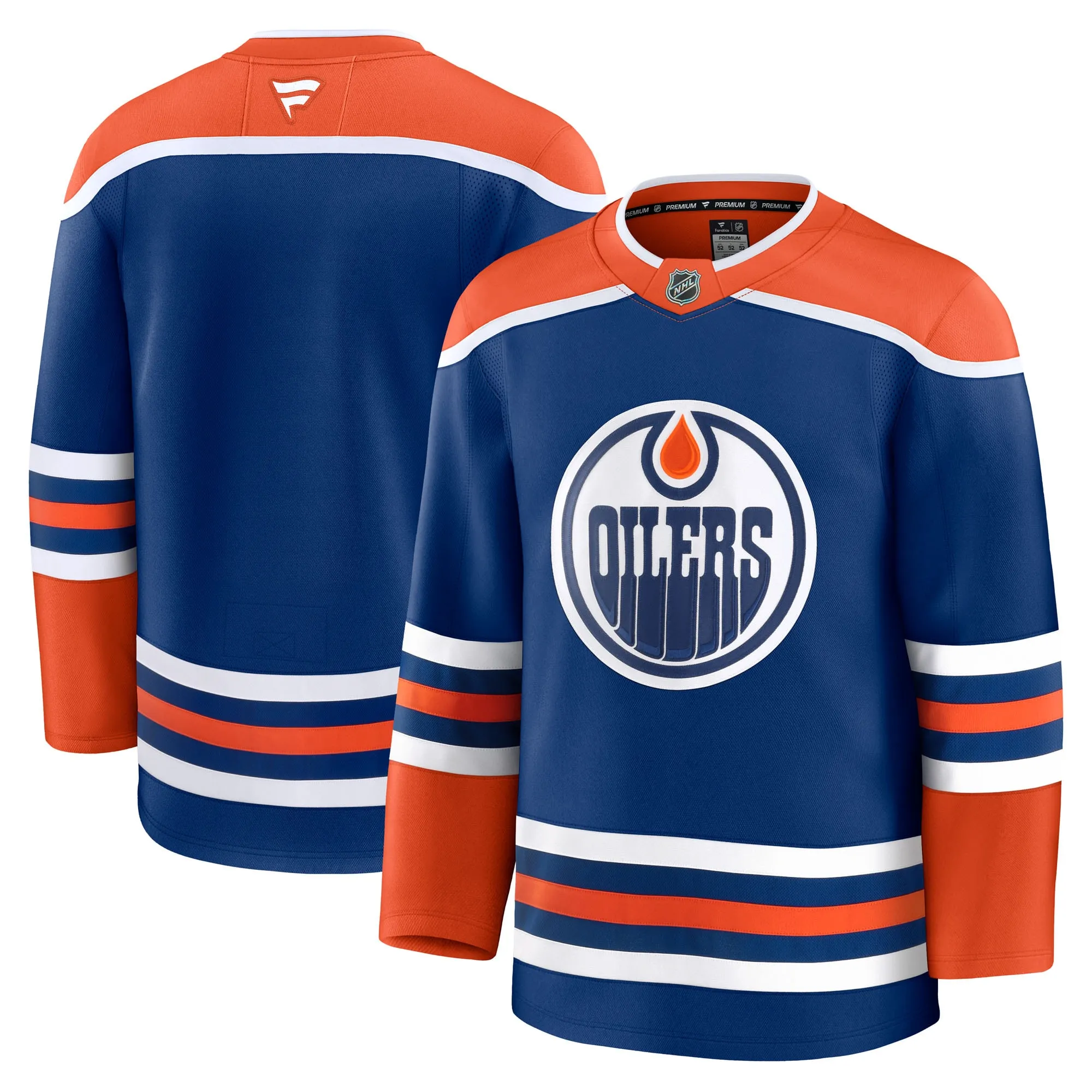 Edmonton Oilers Fanatics Home Premium Jersey - Royal