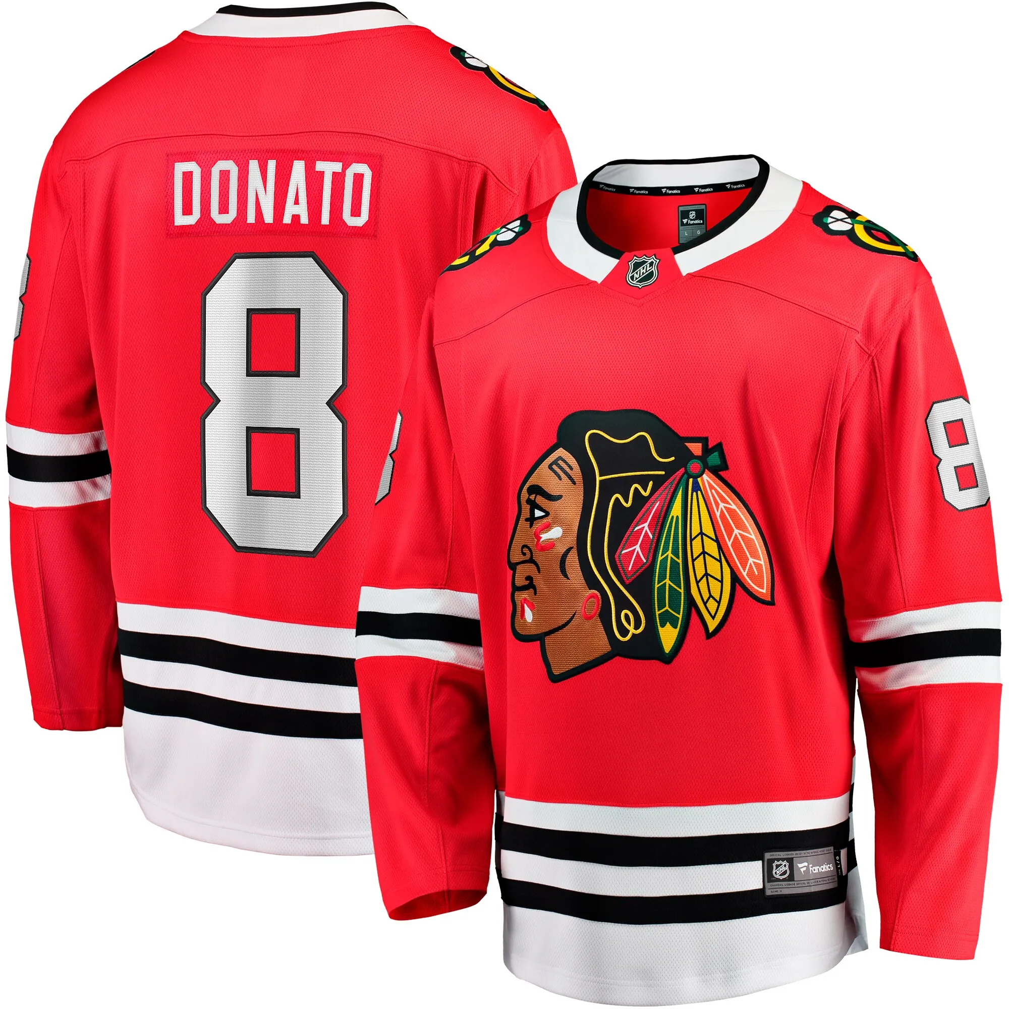 Ryan Donato Chicago Blackhawks Fanatics Home Breakaway Jersey - Red