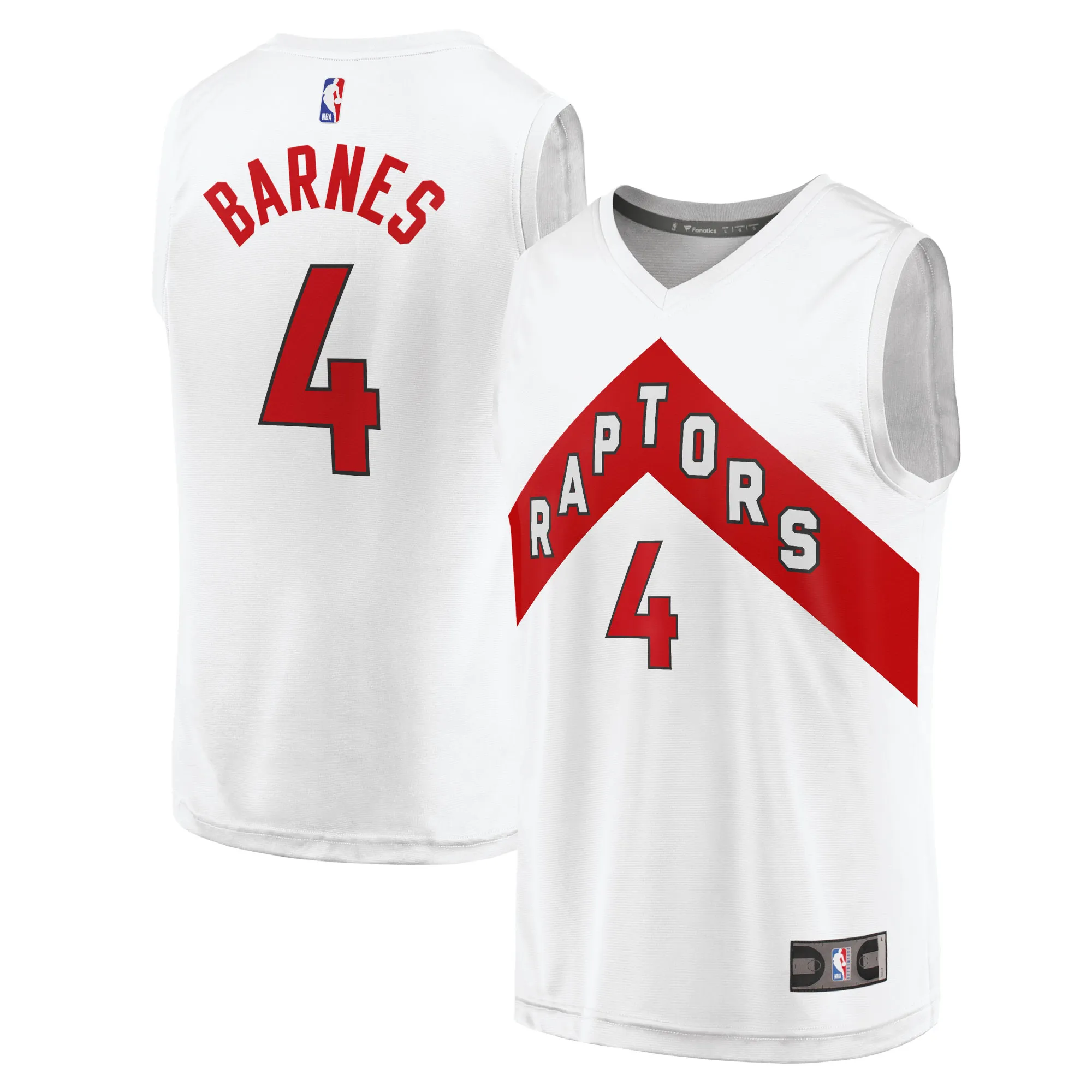 Scottie Barnes Toronto Raptors Fanatics Fast Break Replica Jersey - Association Edition - White