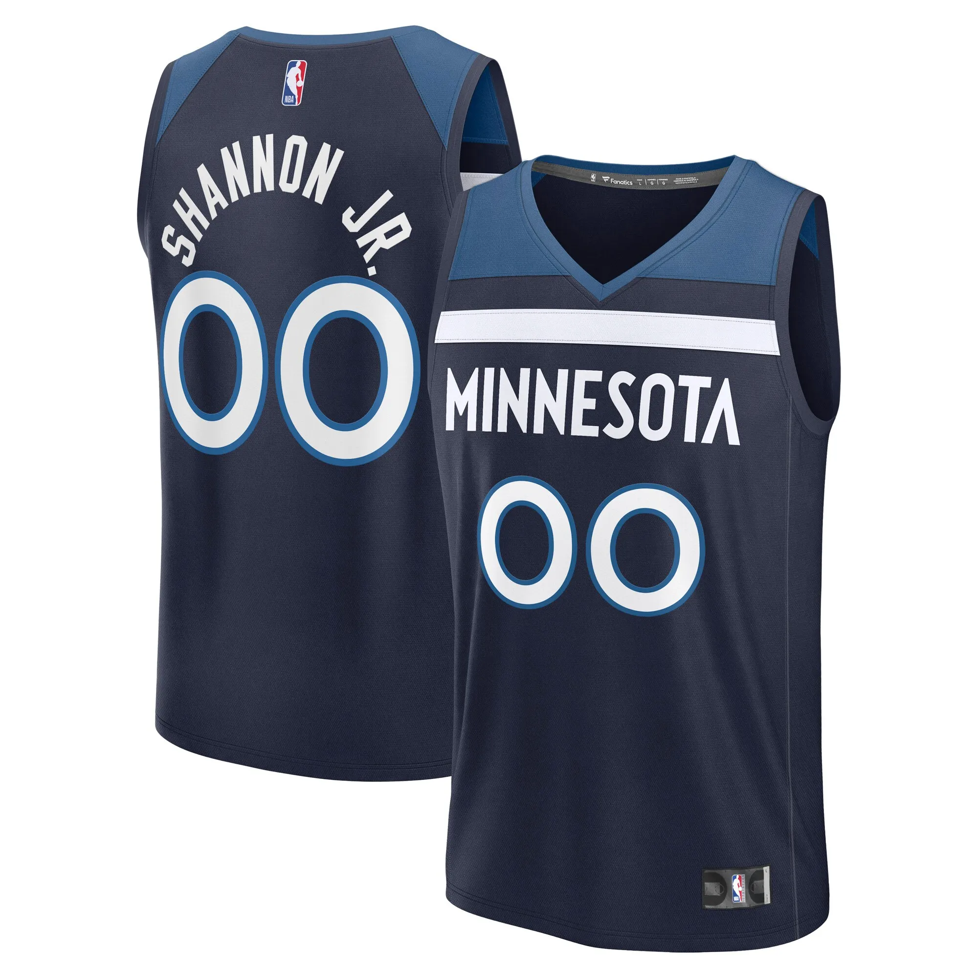 Terrence Shannon Jr. Minnesota Timberwolves Fanatics Fast Break Replica Player Jersey - Icon Edition - Navy