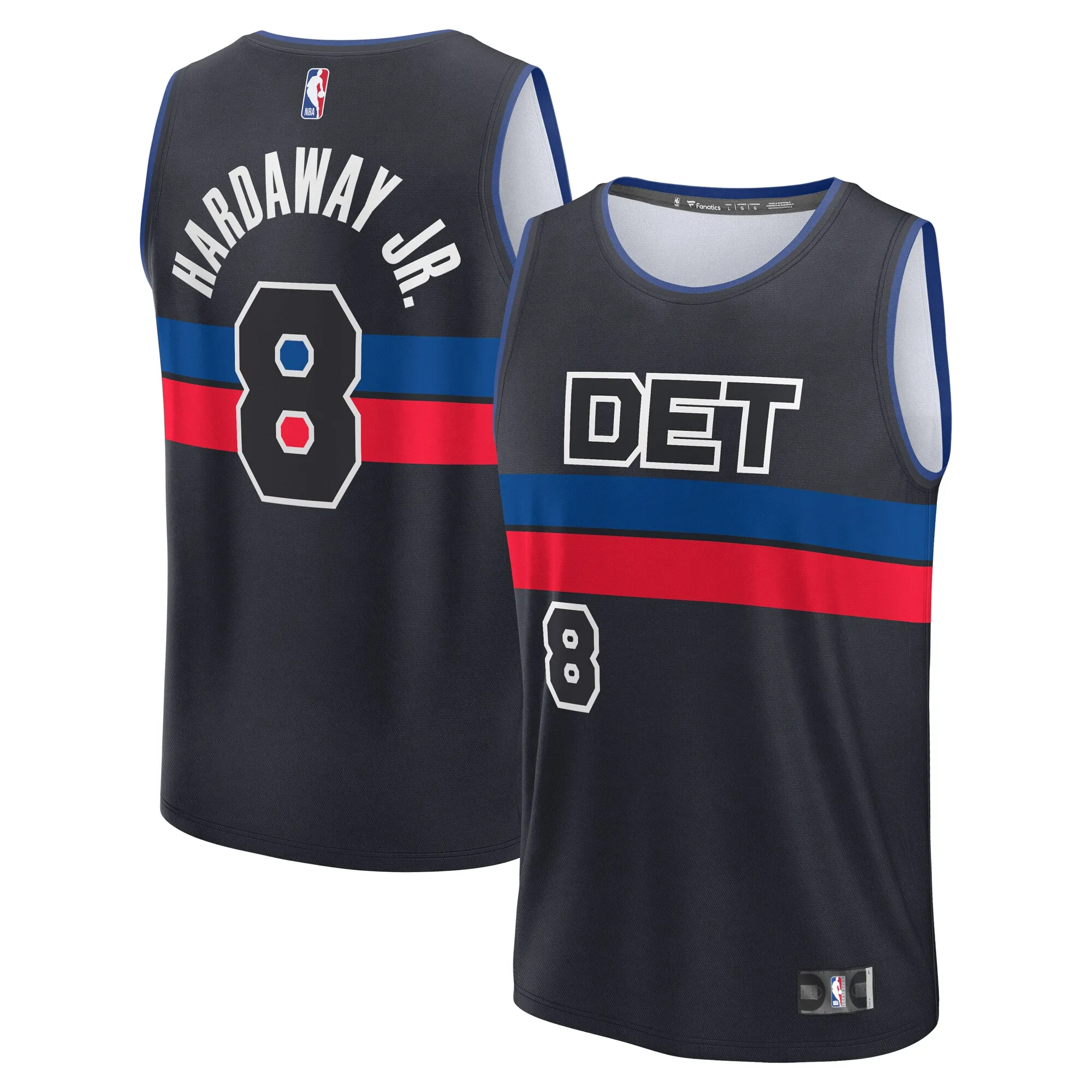 Tim Hardaway Jr. Detroit Pistons Fanatics Fast Break Player Jersey - Statement Edition - Black