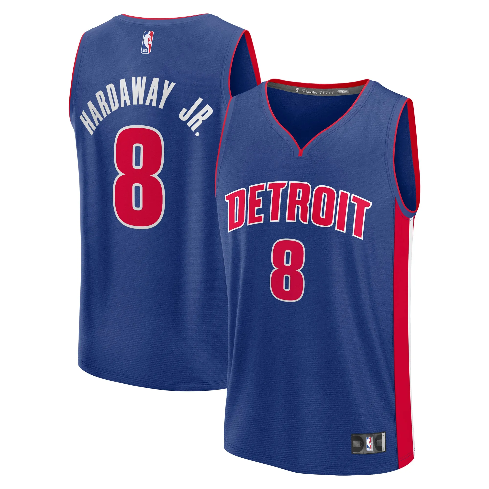 Tim Hardaway Jr. Detroit Pistons Fanatics Fast Break Replica Player Jersey - Icon Edition - Blue