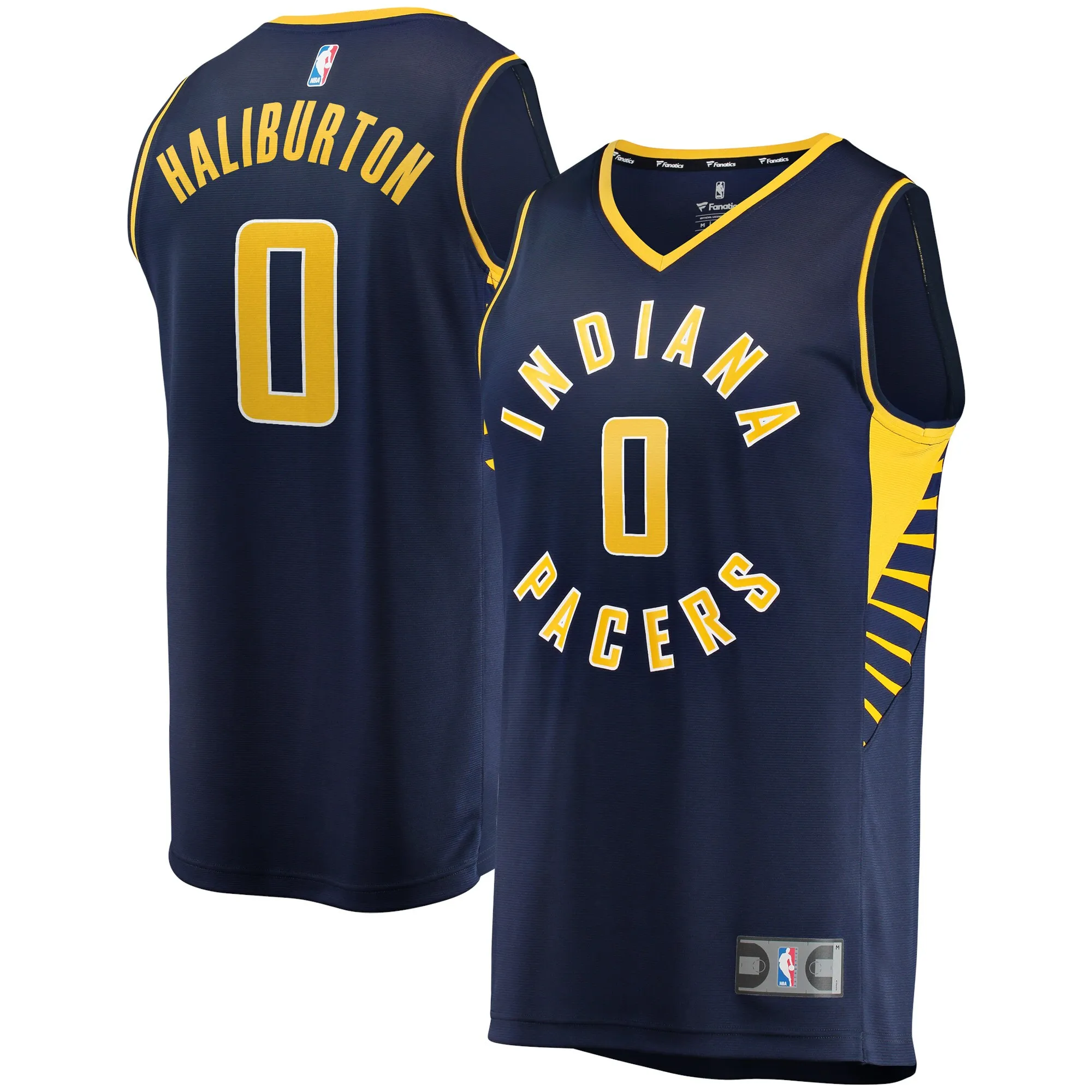 Tyrese Haliburton Indiana Pacers Fanatics Fast Break Replica Jersey - Icon Edition - Navy