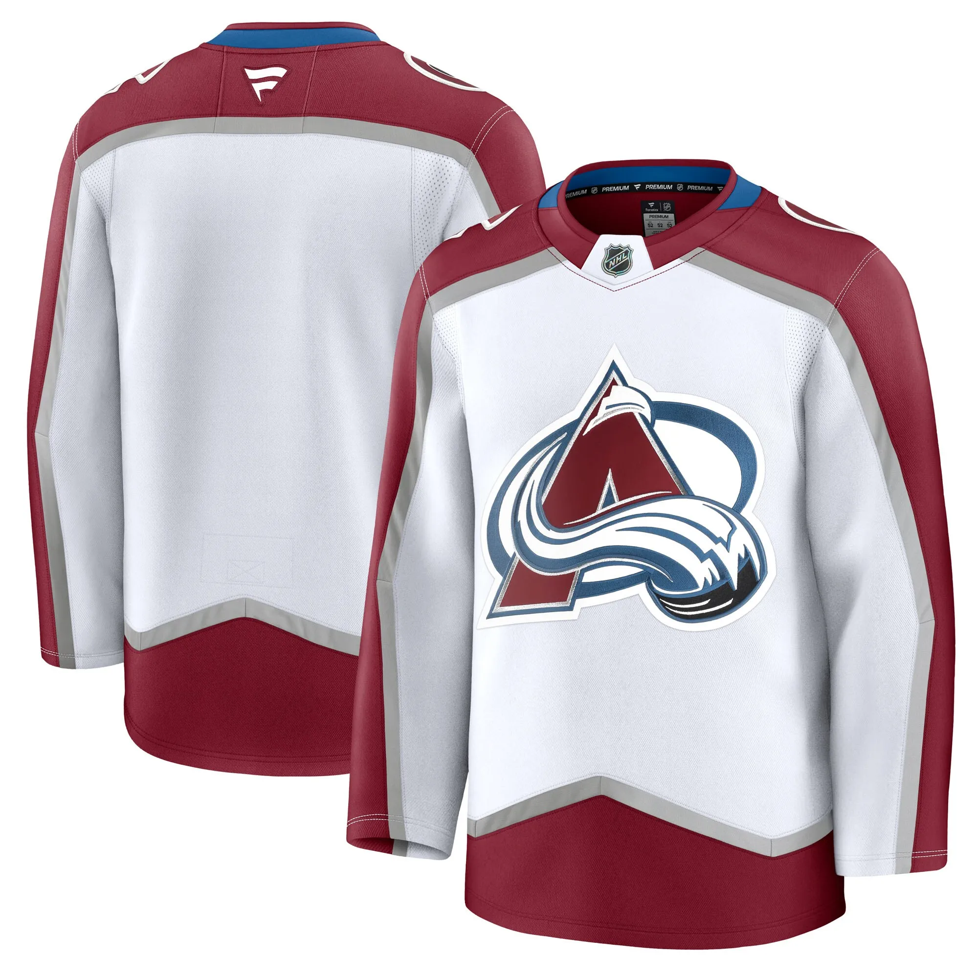 Colorado Avalanche Fanatics Away Premium Jersey - White