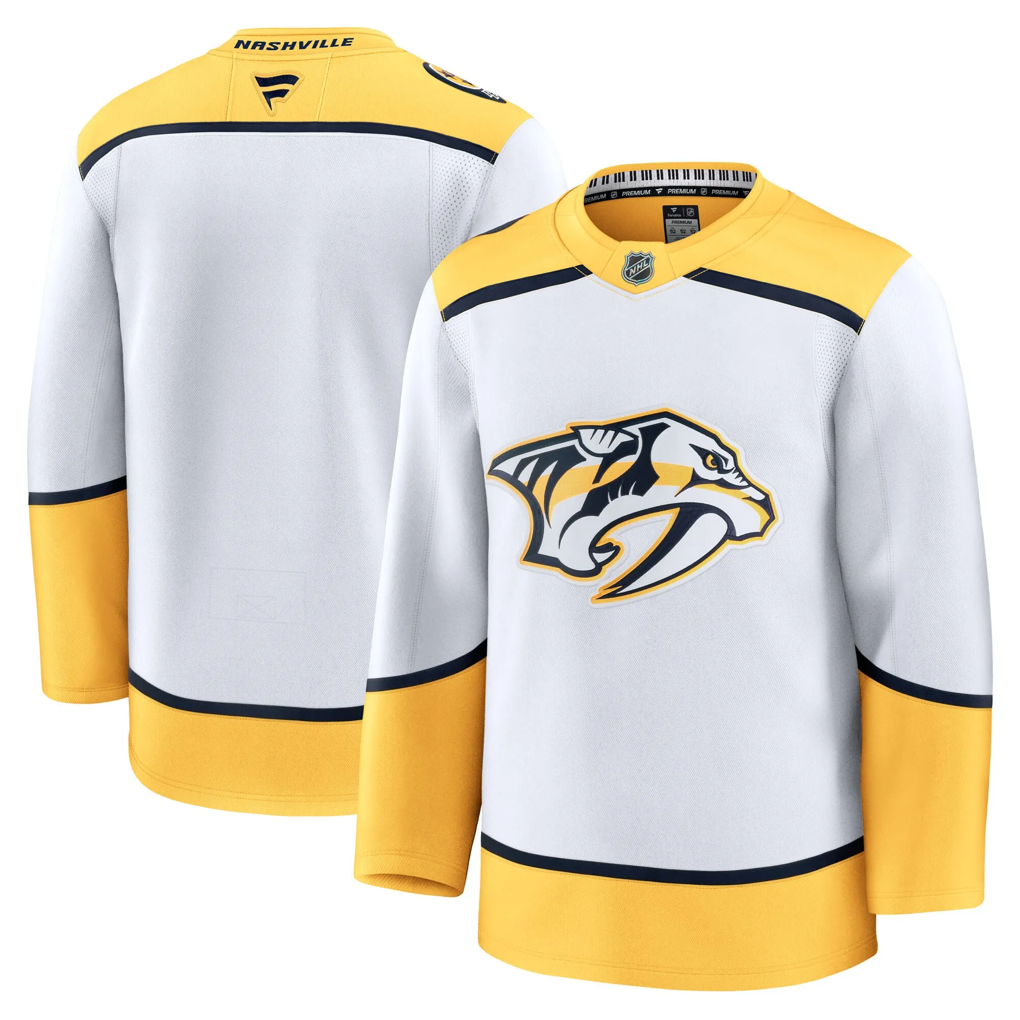Nashville Predators Fanatics Away Premium Jersey - White