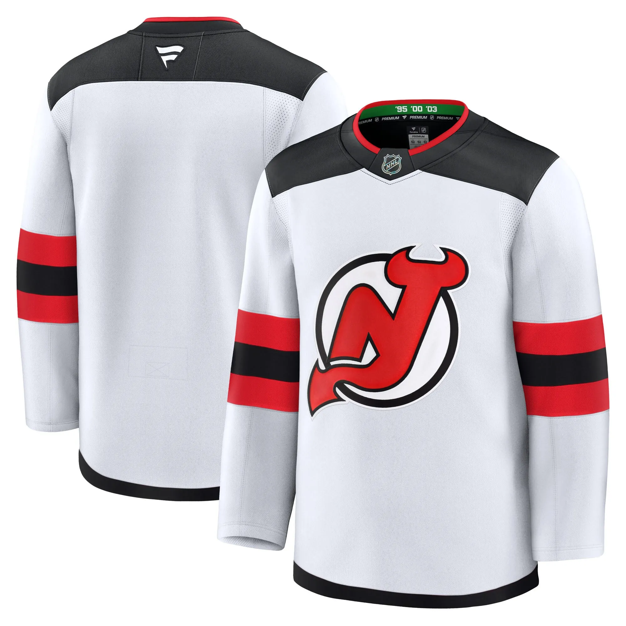 New Jersey Devils Fanatics Away Premium Jersey - White
