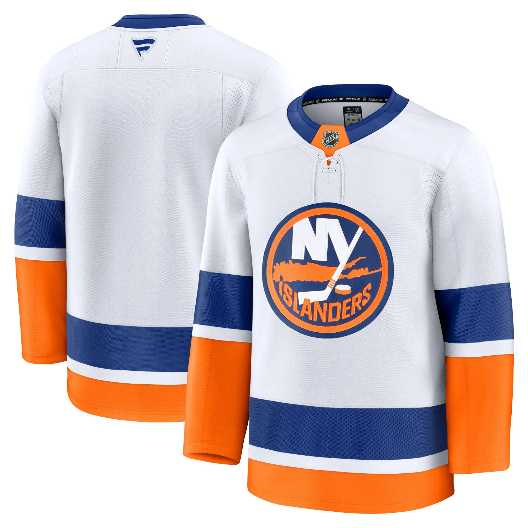 New York Islanders Fanatics Away Premium Jersey - White