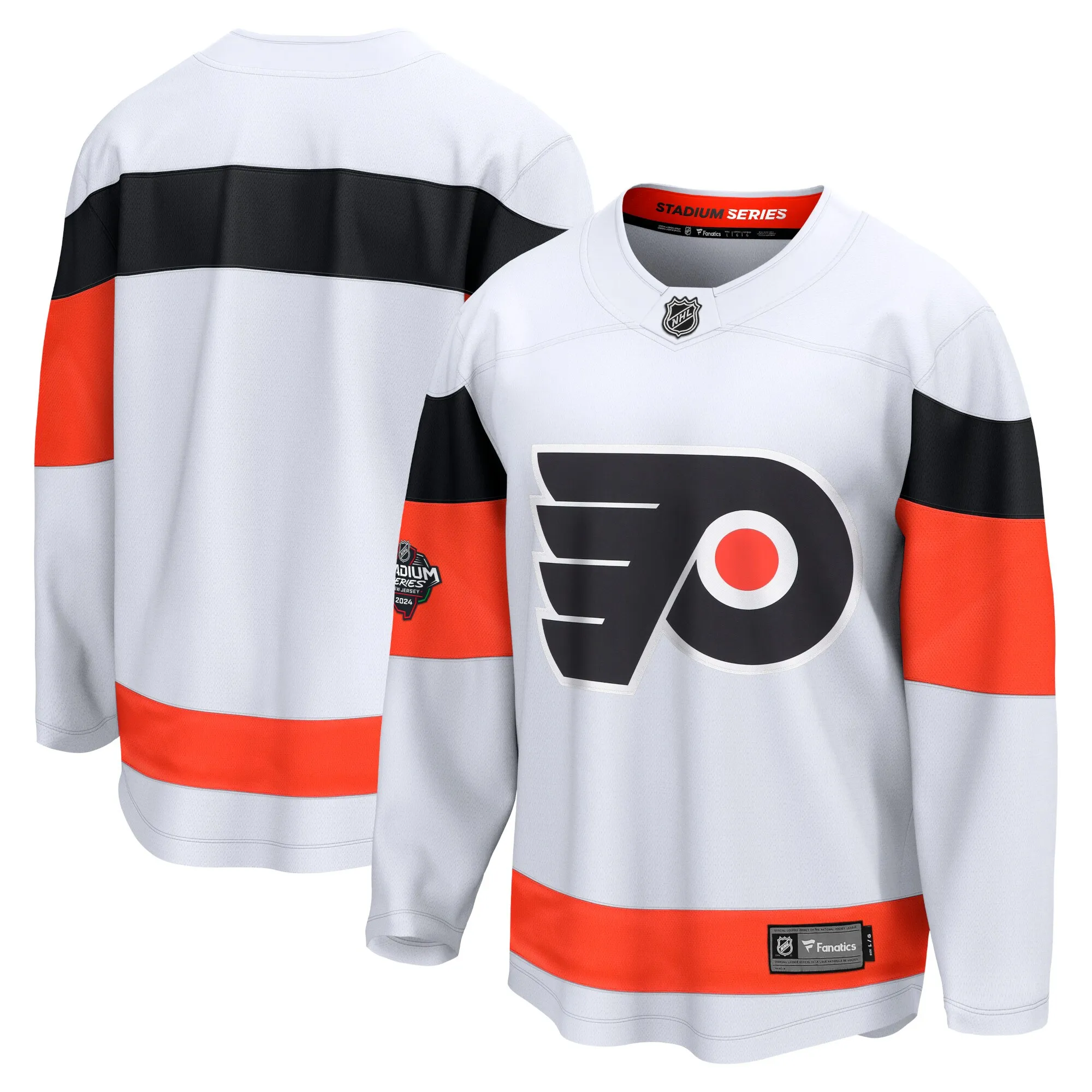 Philadelphia Flyers Fanatics 2024 NHL Stadium Series Breakaway Jersey – White