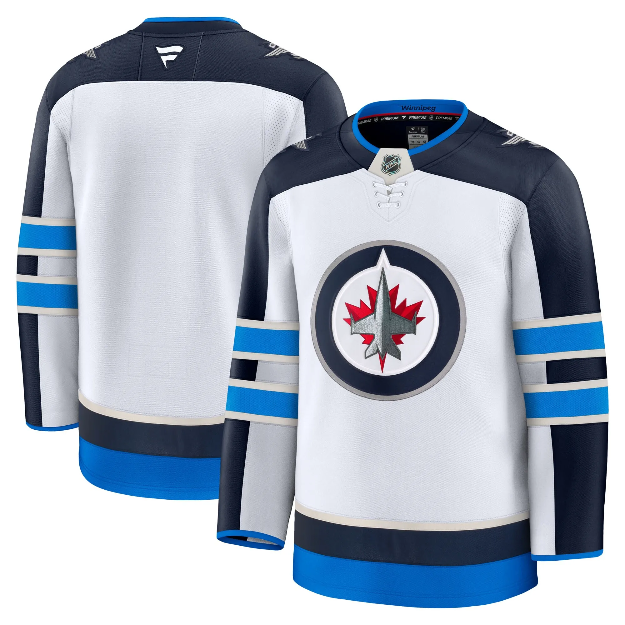 Winnipeg Jets Fanatics Away Premium Jersey - White