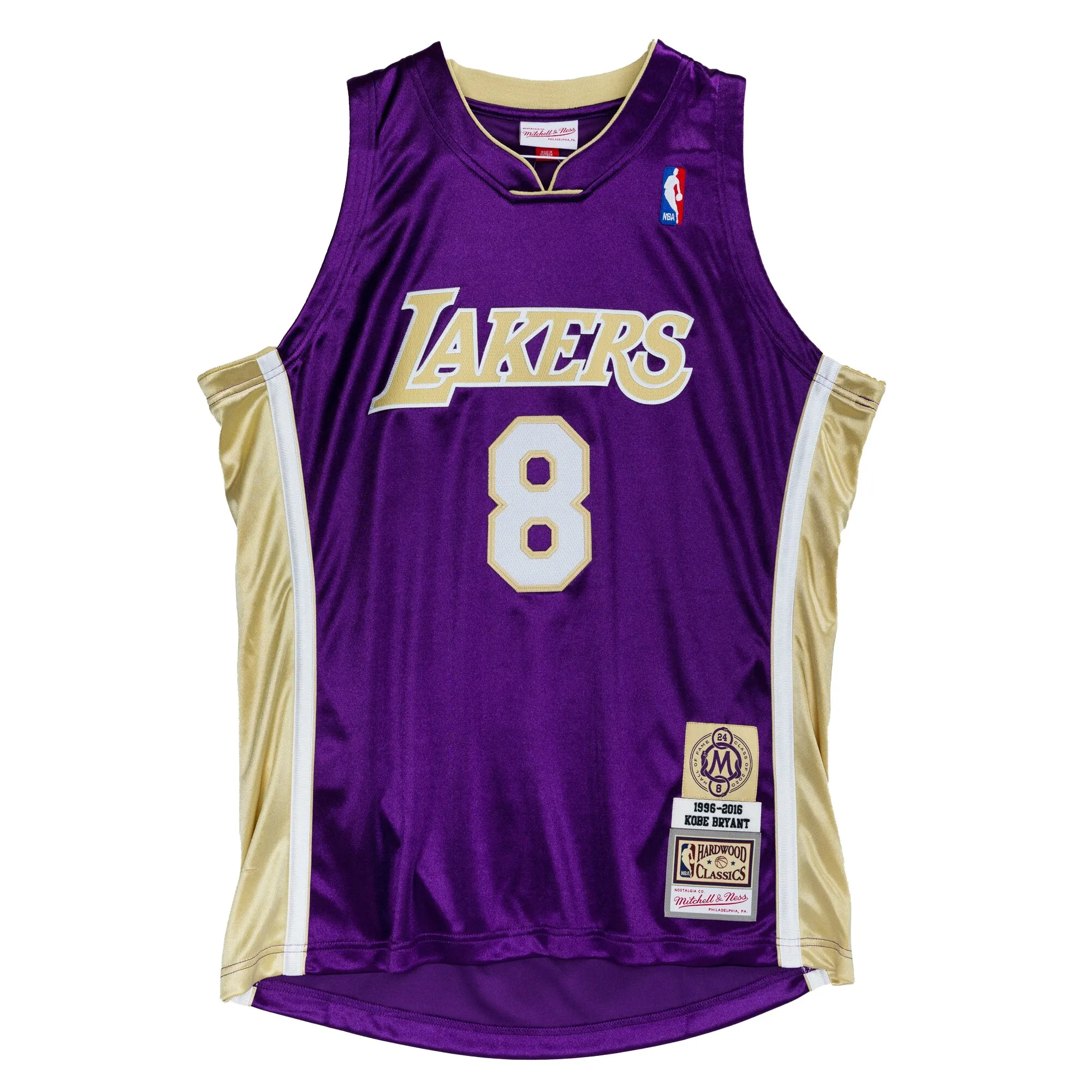 Kobe Bryant Los Angeles Lakers Mitchell & Ness Hall of Fame Class of 2020 #8 Authentic Jersey - Purple
