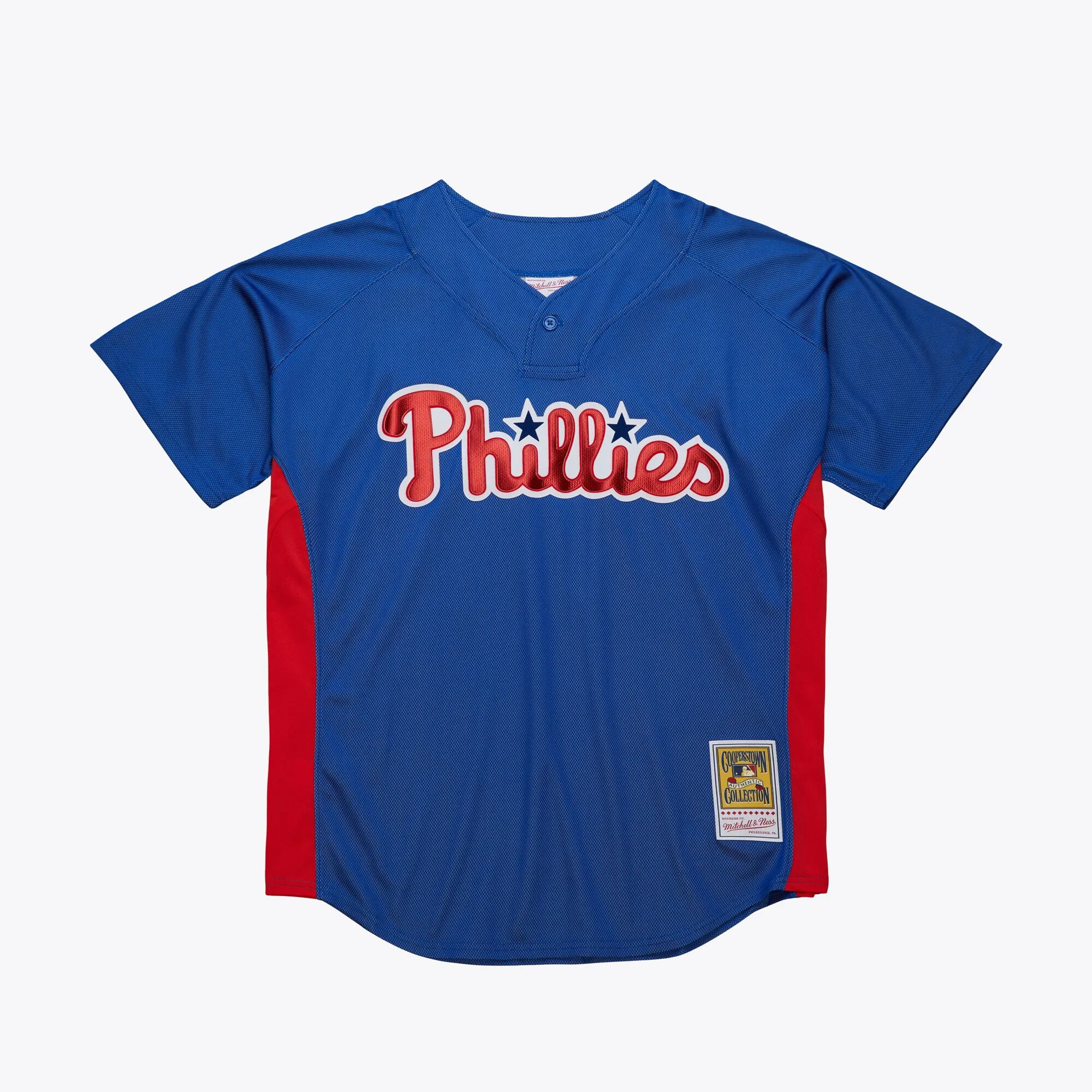 Roy Halladay Philadelphia Phillies Mitchell & Ness 2010 Authentic Batting Practice Pullover Jersey - Royal
