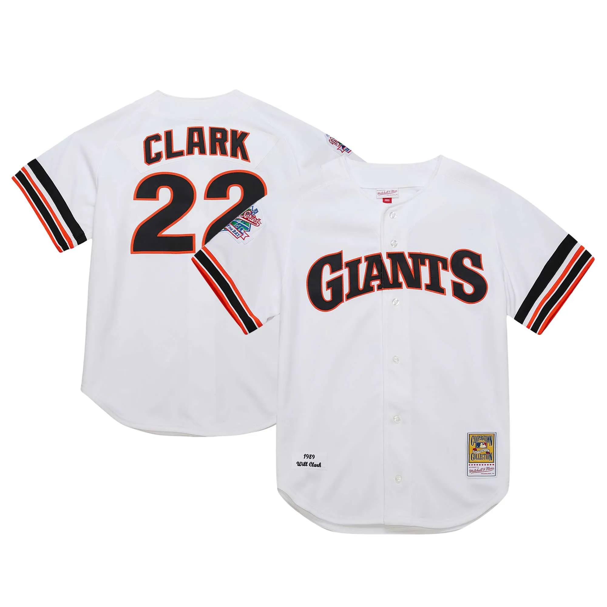 Will Clark San Francisco Giants Mitchell & Ness Cooperstown Collection 1989 Authentic Jersey - White
