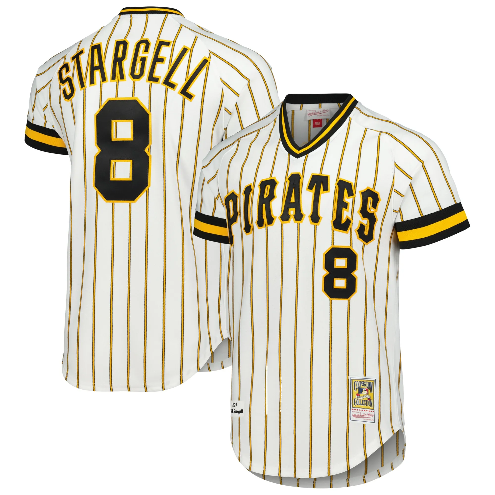 Willie Stargell Pittsburgh Pirates Mitchell & Ness Cooperstown Collection 1979 Authentic Jersey - White