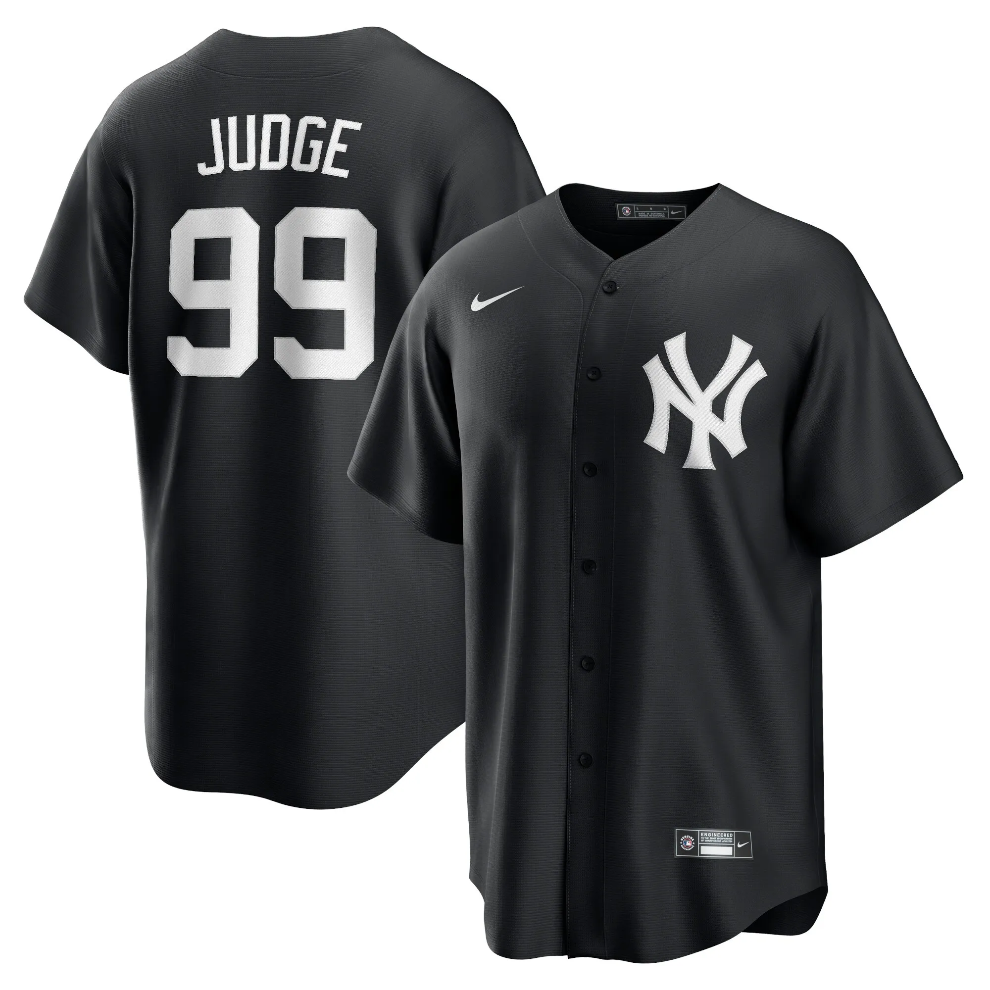 Aaron Judge New York Yankees Nike Official Replica Player Jersey - Black