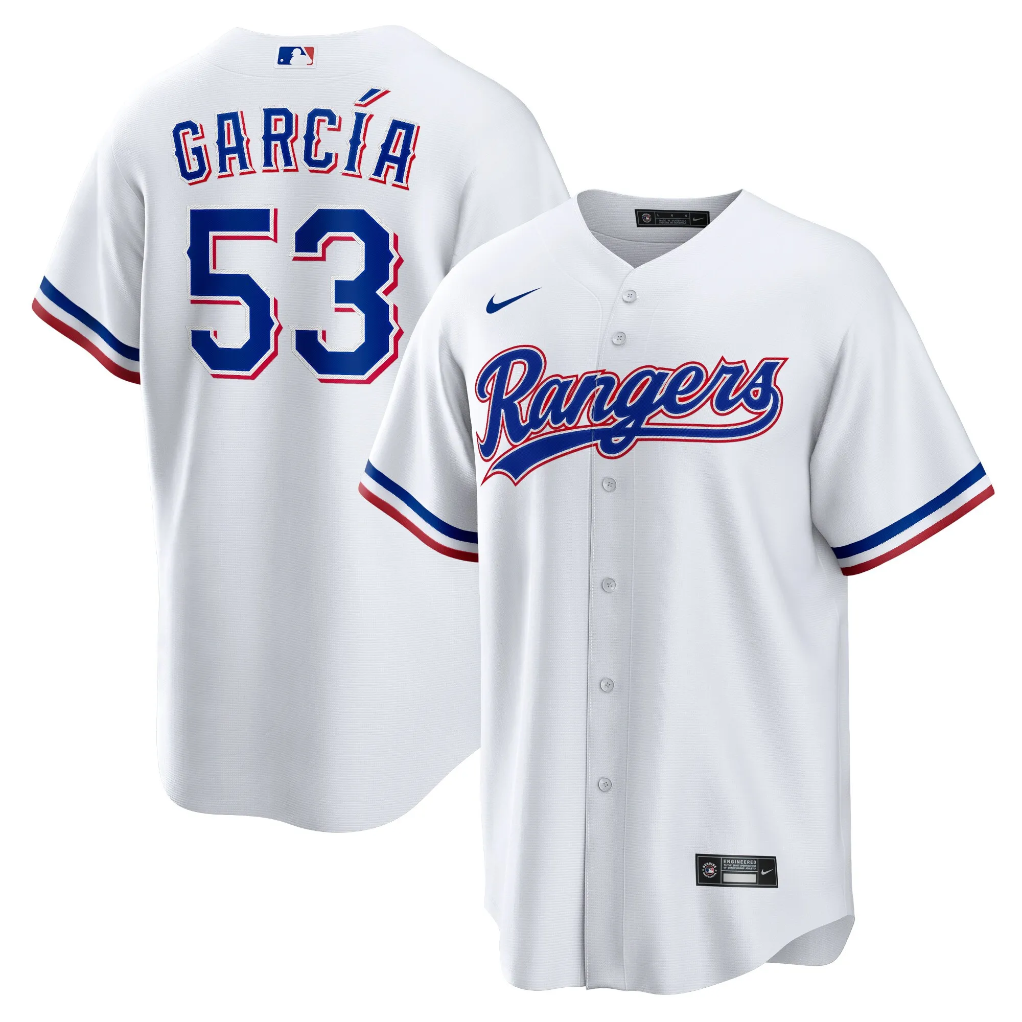 Adolis Garcia Texas Rangers Nike Home Replica Jersey - White