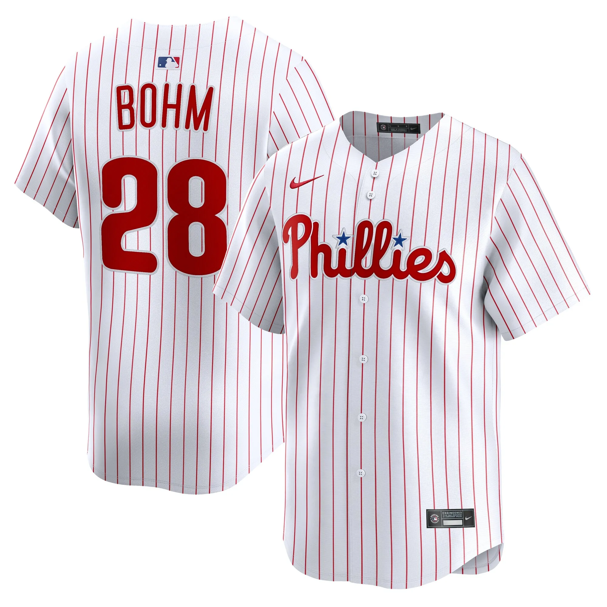 Alec Bohm Philadelphia Phillies Nike Home Limited Player Jersey - White