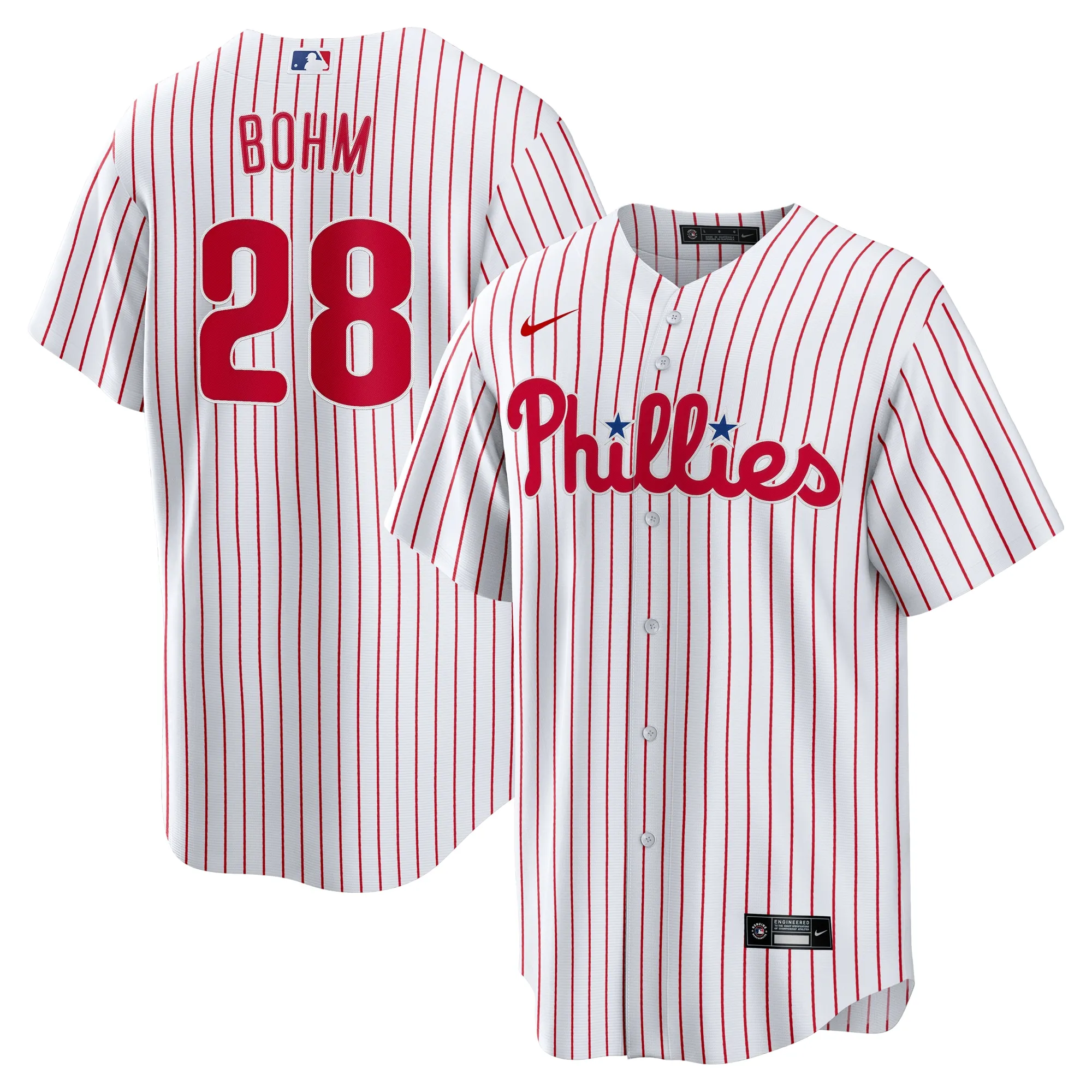 Alec Bohm Philadelphia Phillies Nike Home Replica Jersey - White