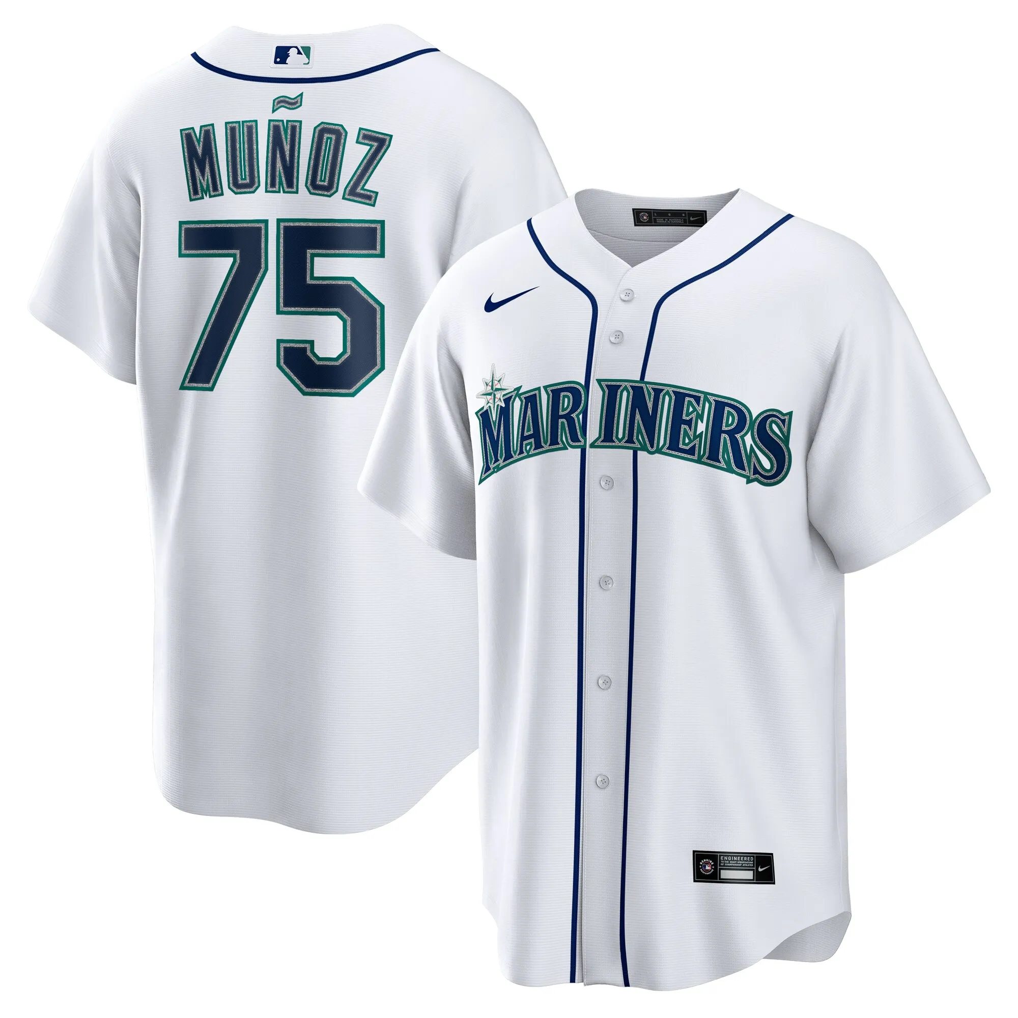 Andres Munoz Seattle Mariners Nike Home Replica Jersey - White
