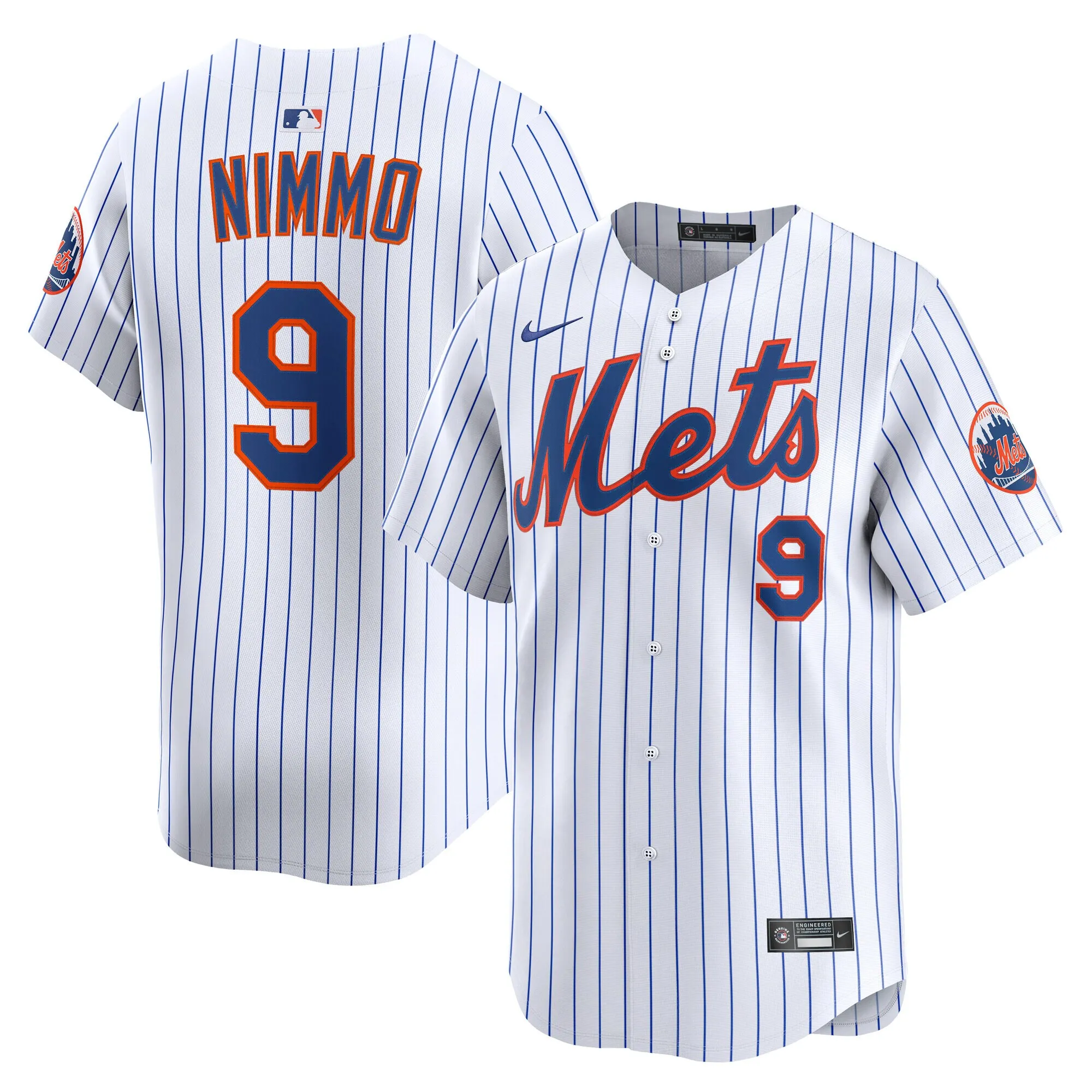 Brandon Nimmo New York Mets Nike Home Limited Player Jersey - White