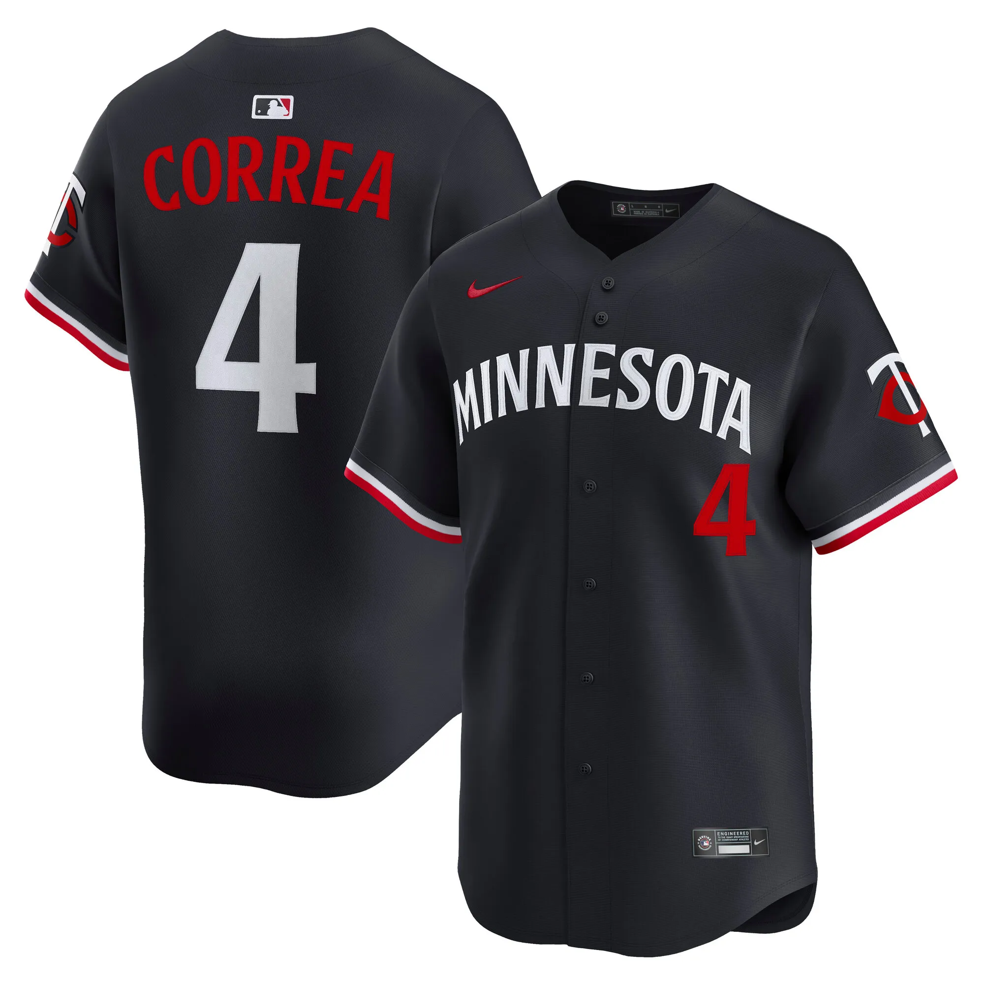 Carlos Correa Minnesota Twins Nike Alternate Limited Jersey - Navy